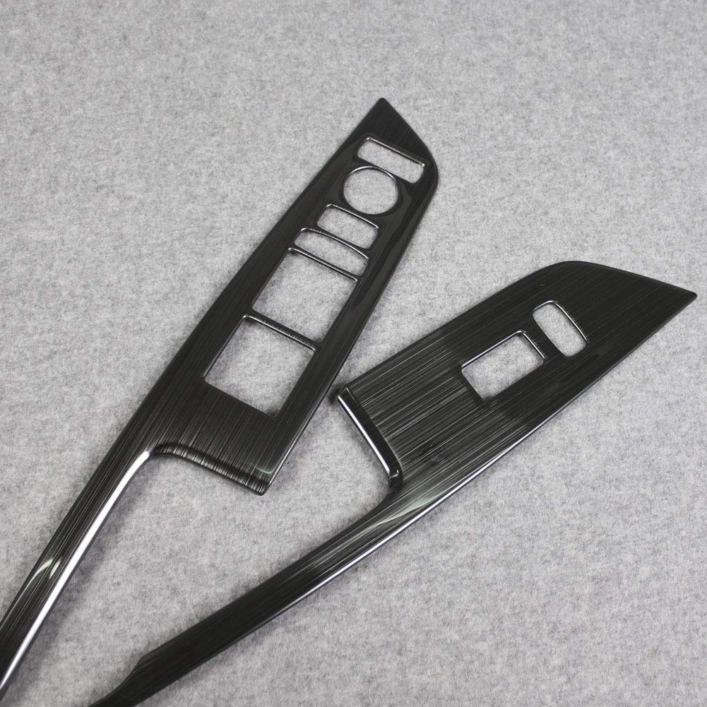 Beautost Black Interior Window Switch Console Panel Trim Compatible with Acura RDX 2019 2022 - Premium Car Accessories for Enhanced Driving Comfort & Style