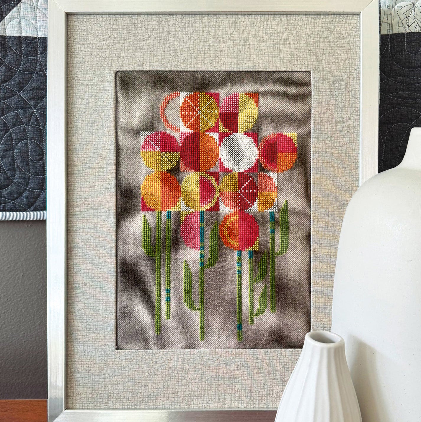 Sun Cross Stitch Pattern Kit - DIY Embroidery Design for Home Decor, Wall Art & Gifts | Perfect for Beginners & Craft Lovers