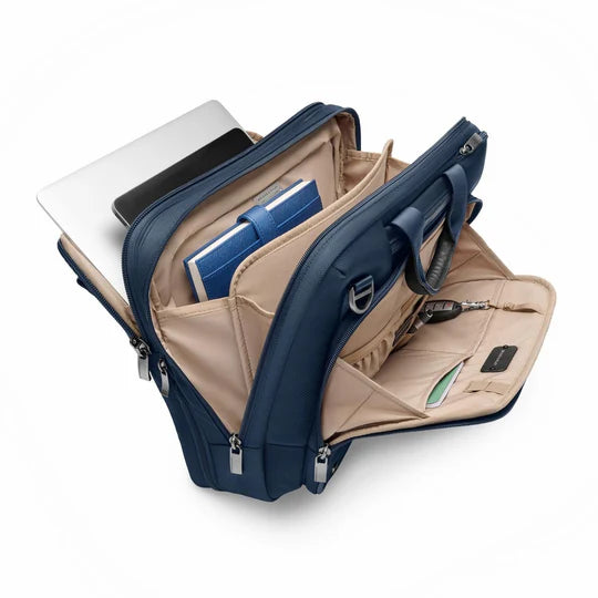 Briggs & Riley Medium Expandable Carry-On Luggage - Durable Business Travel Bag with USB Port for Laptop & Work Essentials | Perfect for Airplane & Commuter Use