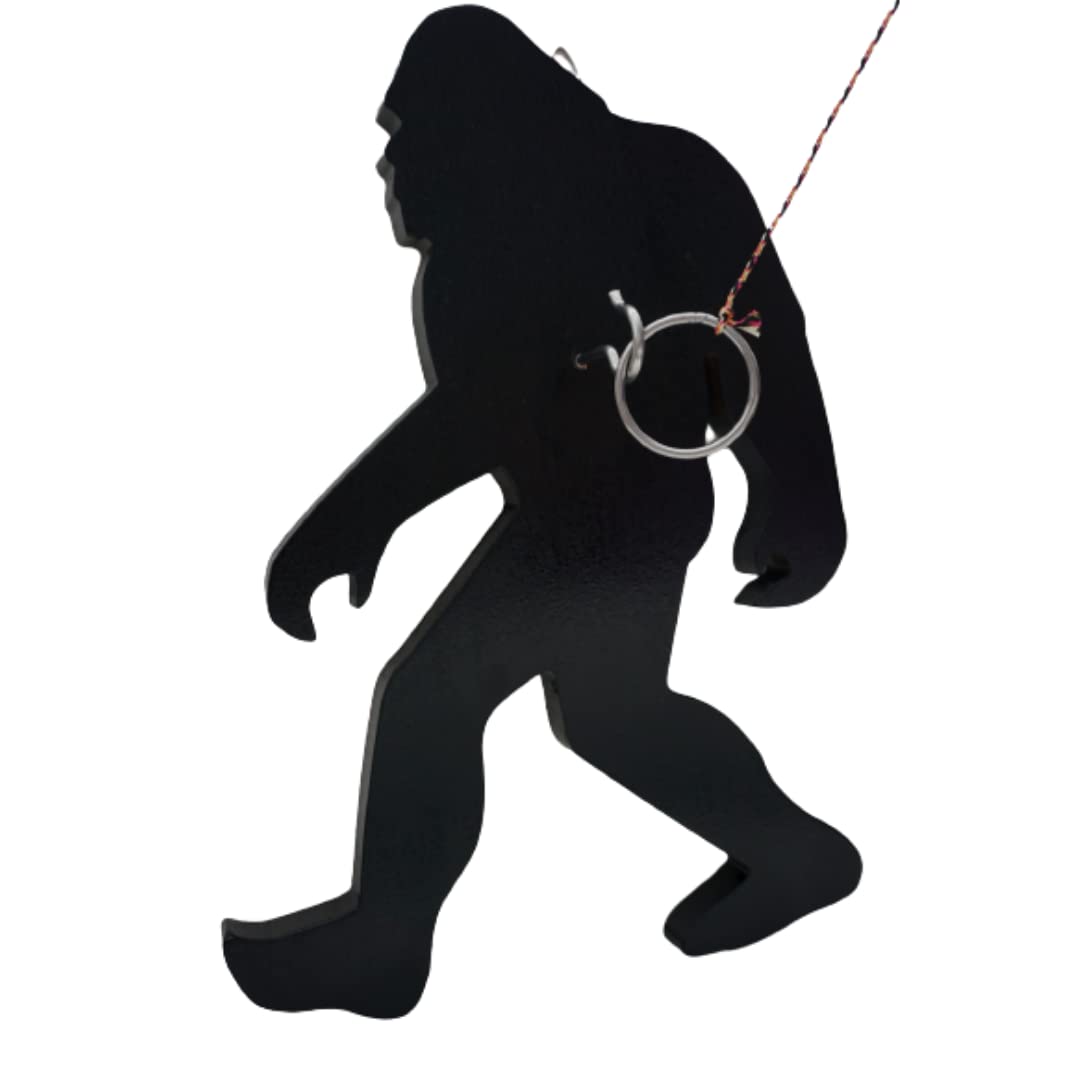 Black Big Foot Ring Toss Game Set - Indoor & Outdoor Yard Game with Backboards | Perfect for Man Cave, Game Room, Backyard BBQ, Family Reunion & Lake House Parties | Fun Lawn Games for Adults & Kids