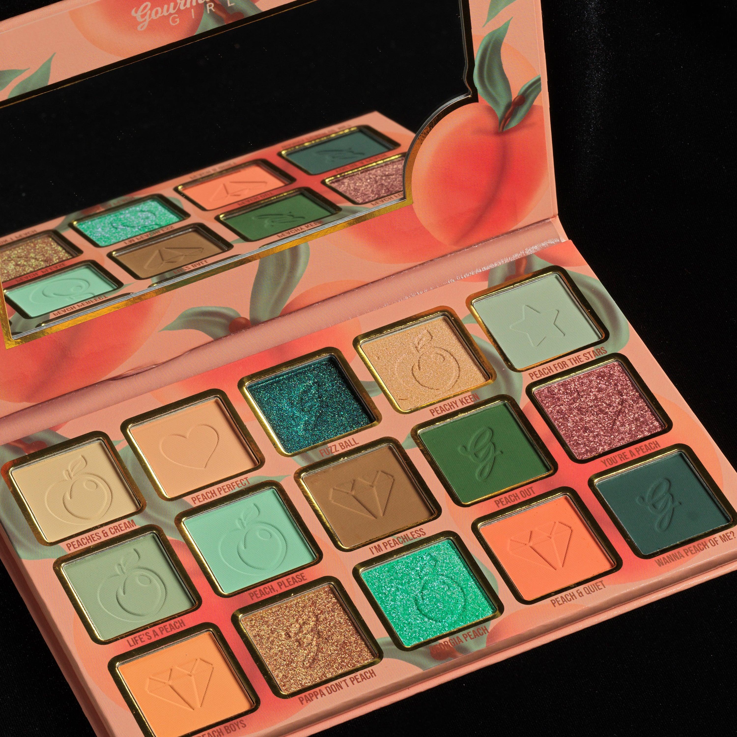 Peach Perfect Eyeshadow Palette - 12 Highly Pigmented Matte & Shimmer Shades for Day & Night Makeup Looks | Vegan & Cruelty-Free