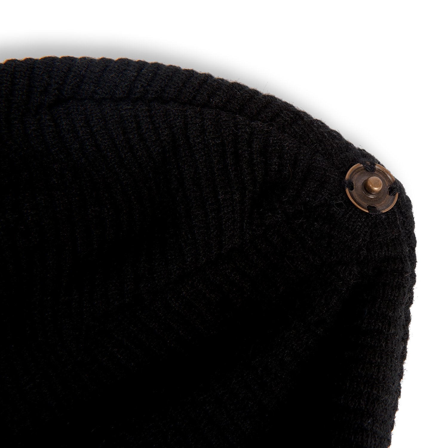 Loren Beanie Hat for Men & Women - Soft & Warm Winter Knit Beanie (Black/Natural) - Perfect for Outdoor Activities, Skiing, Hiking & Casual Wear