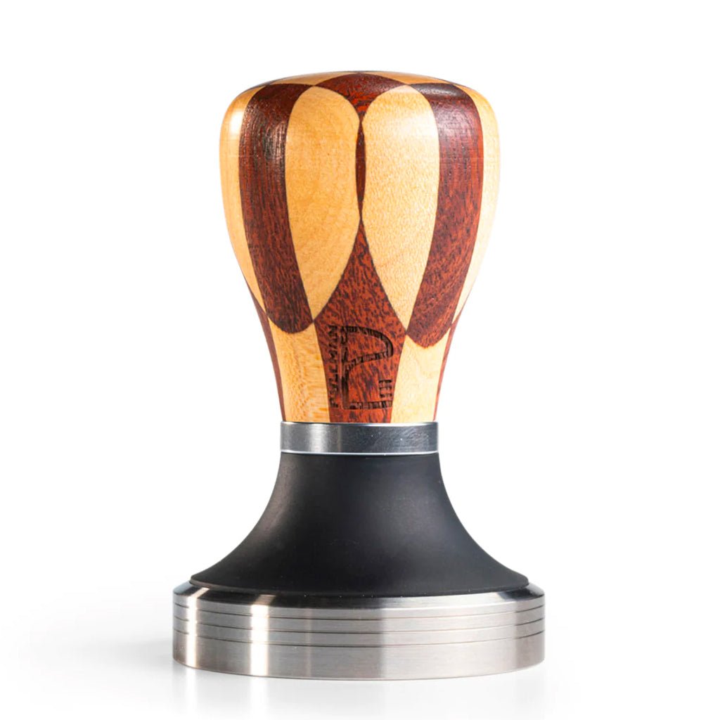 Premium Pullman Timber Barista Tamper - Professional Espresso Coffee Tamper with Ergonomic Handle for Perfect Coffee Grounds - Ideal for Home Baristas & Coffee Shops