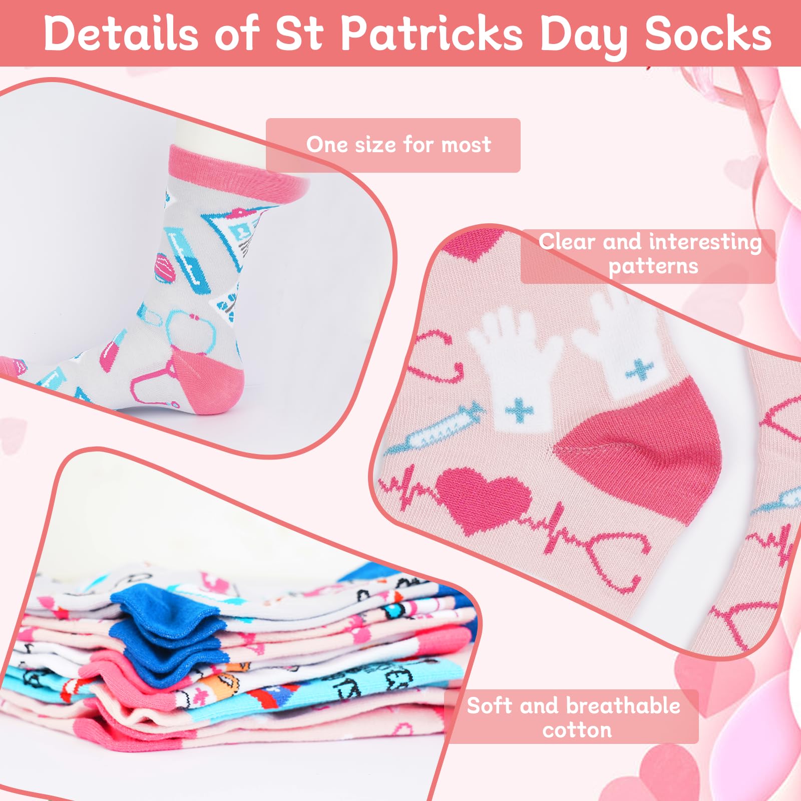 Funny Nurse Socks - 'Nurse Off Duty' Novelty Socks for Women - Perfect Nurse Appreciation Gift, Graduation Present & Nurses Week Gift - Great for Work, Relaxation & Medical Humor
