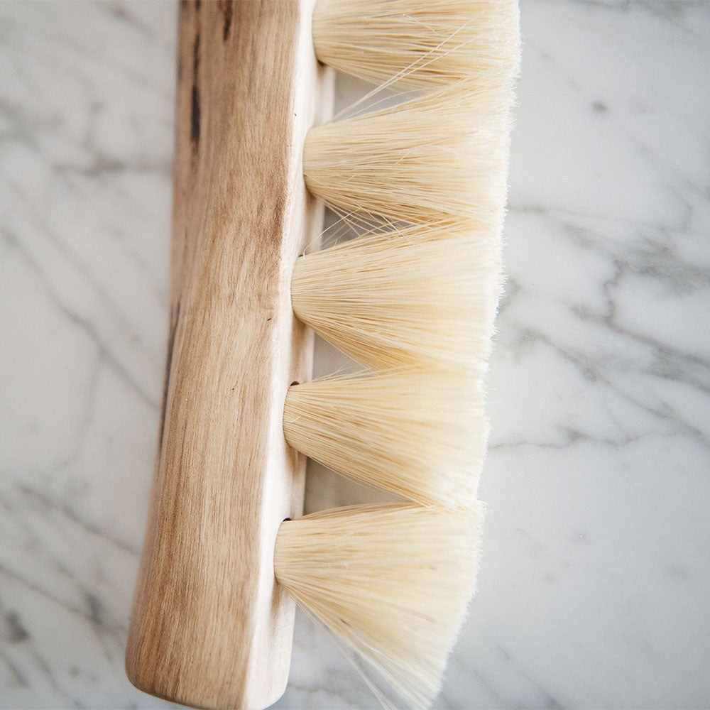 Premium Large Wooden Counter Brush No. MT0926 - Heavy Duty Kitchen Scrubber for Countertops, Sinks & Stoves - Natural Cleaning Tool for Home & Restaurant Use