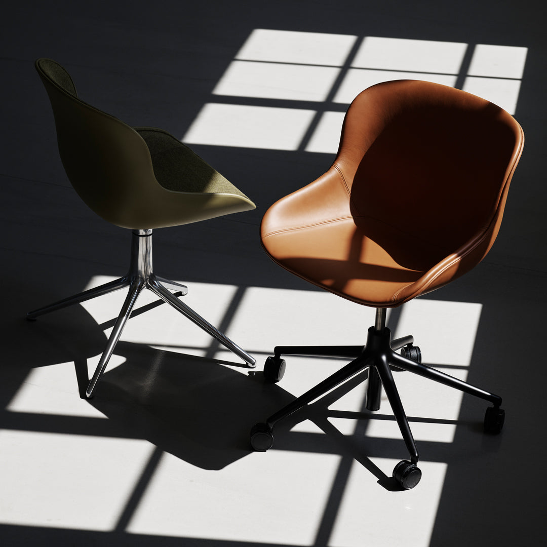 Premium Ergonomic Office Chair - 5-Star Swivel Base with Adjustable Gas Lift & Soft Upholstery - Perfect for Home Office, Gaming, and Workspace Comfort