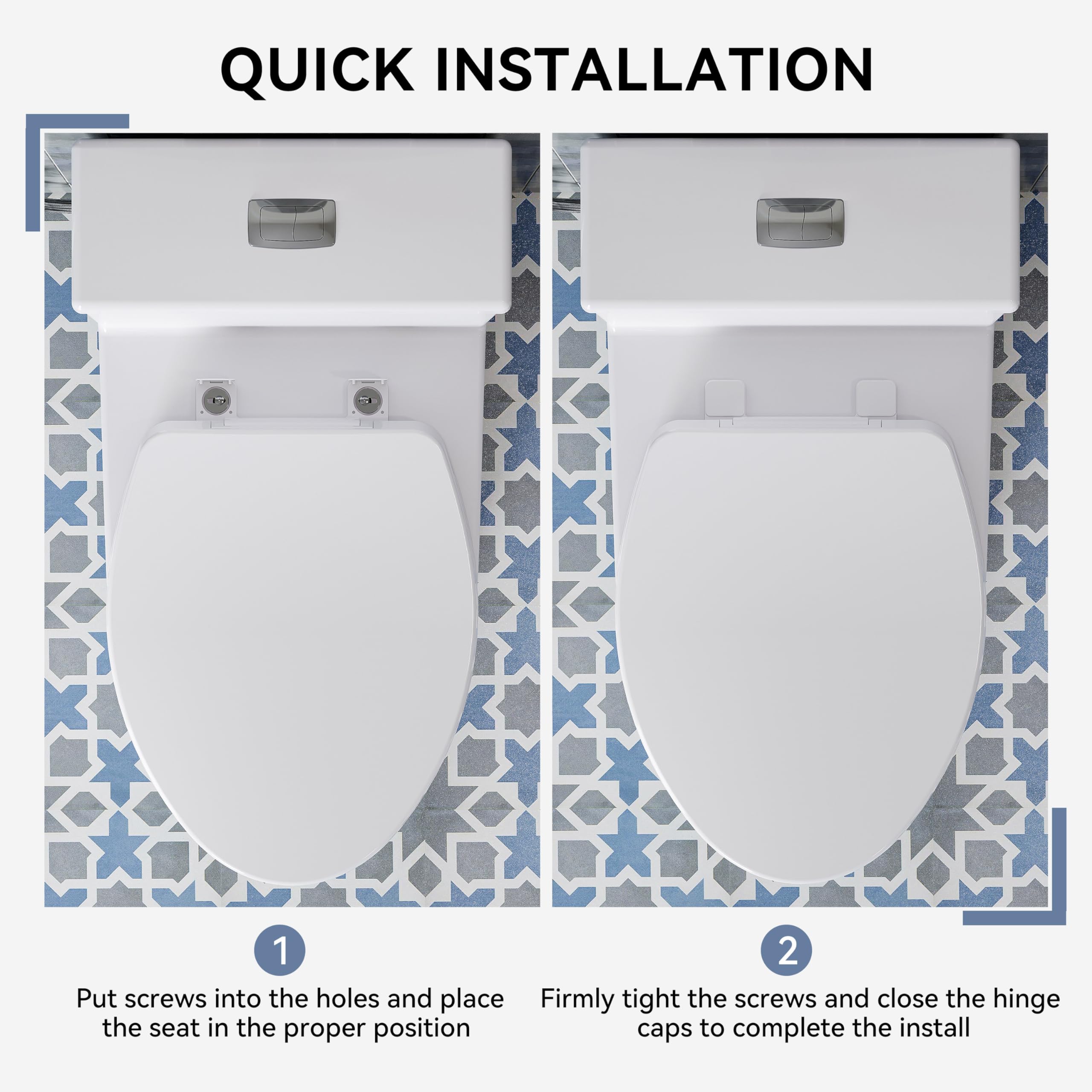 HOROW T0350W ADA Compliant One Piece Toilet - 17