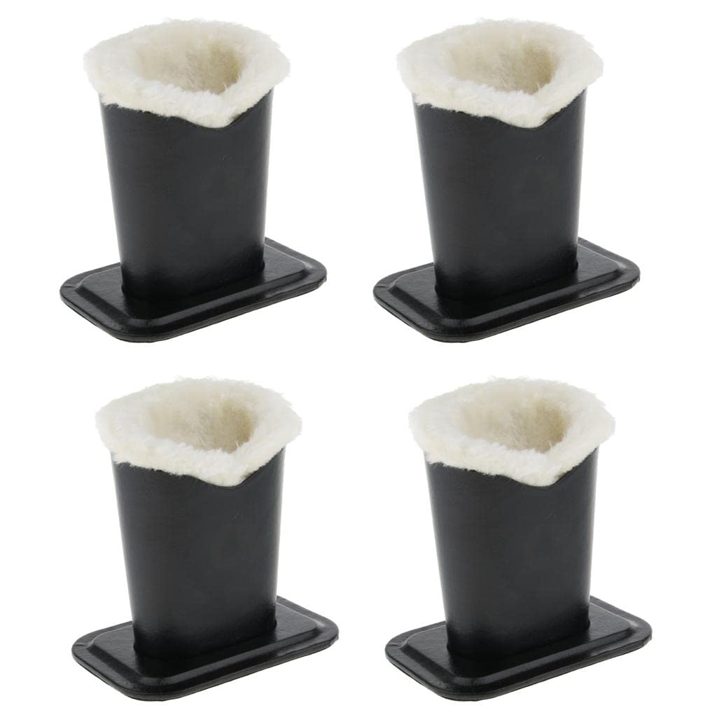 4 Pack Soft PU Plush Eyeglasses Holder Stand with Pen Holder - Stylish Desk Organizer for Glasses, Pens & Office Supplies