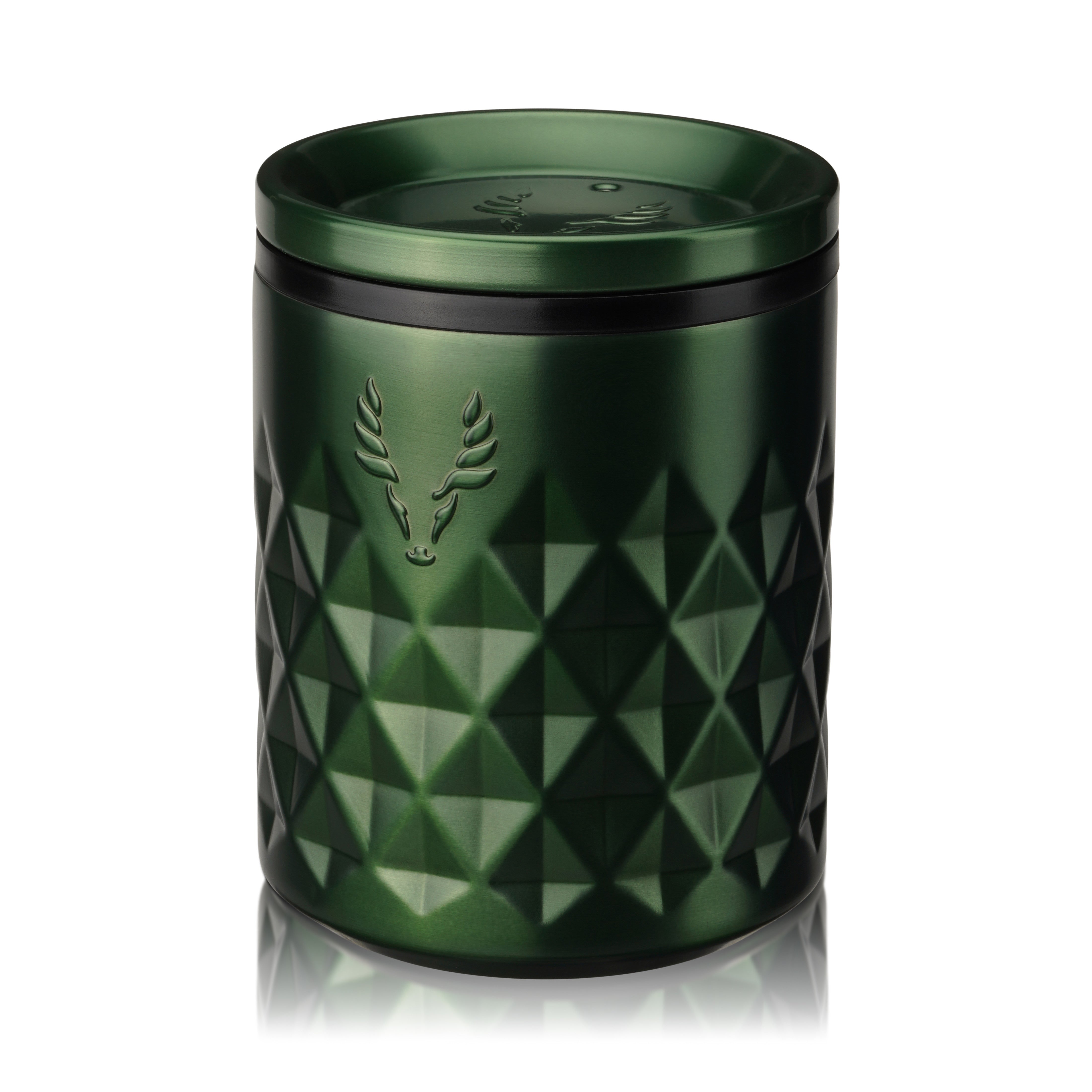 Premium Stainless Steel Rocks Tumbler - 20oz Insulated Whiskey Glass with Lid, Satin Green - Perfect for Bourbon, Scotch & Cocktails at Home, Office or Outdoor Adventures