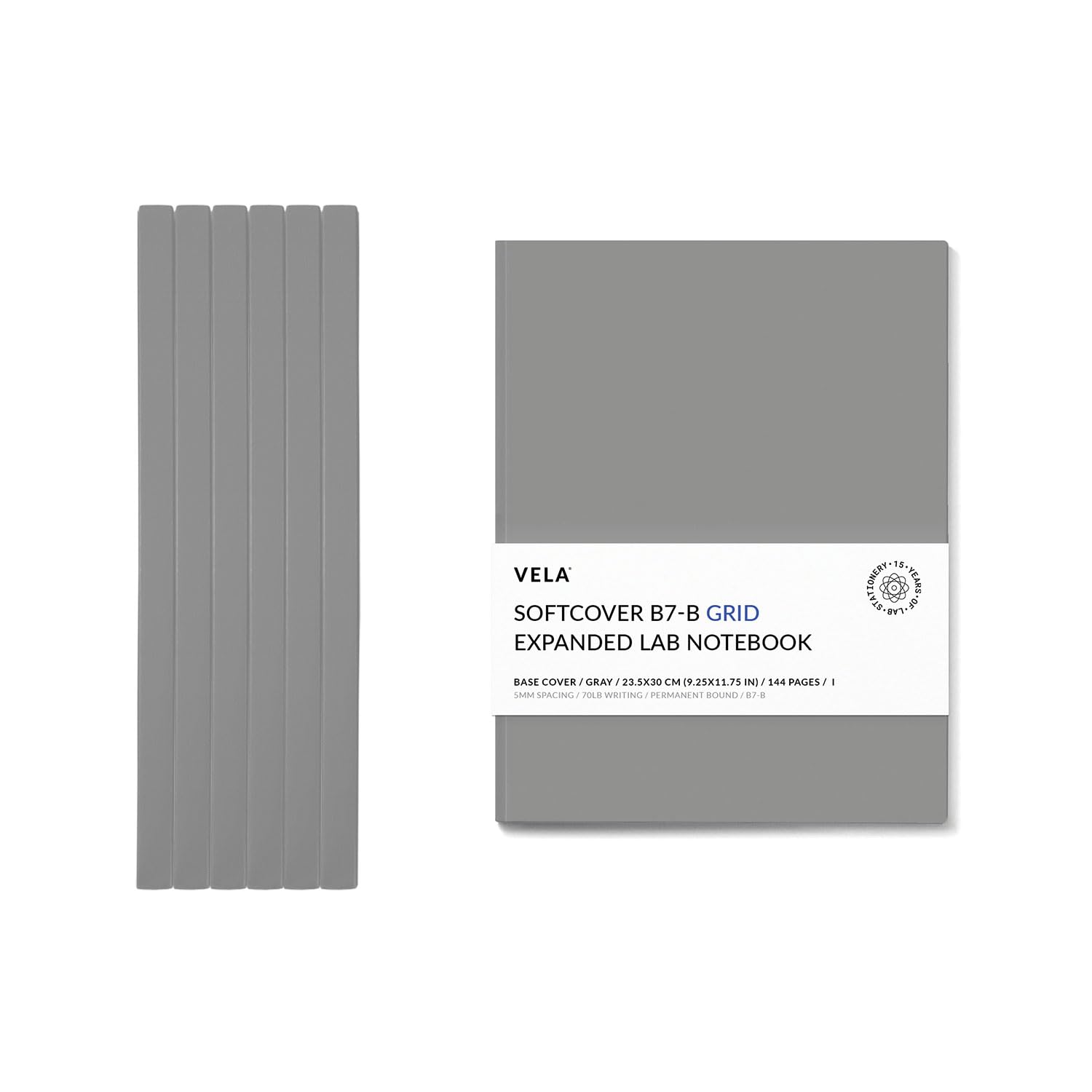 Premium B7-B Expanded Softcover Lab Notebook - 9.25