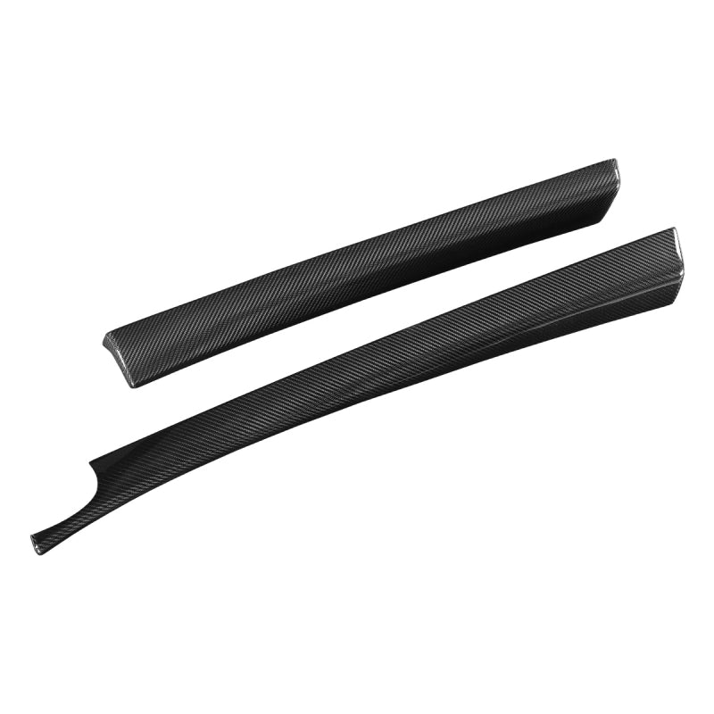 Premium Carbon Fiber Front & Rear Upper Door Panel Covers for Tesla Model 3 2024+ (4-Piece Set) - Enhance Interior Style & Protection for Daily Driving & Car Shows