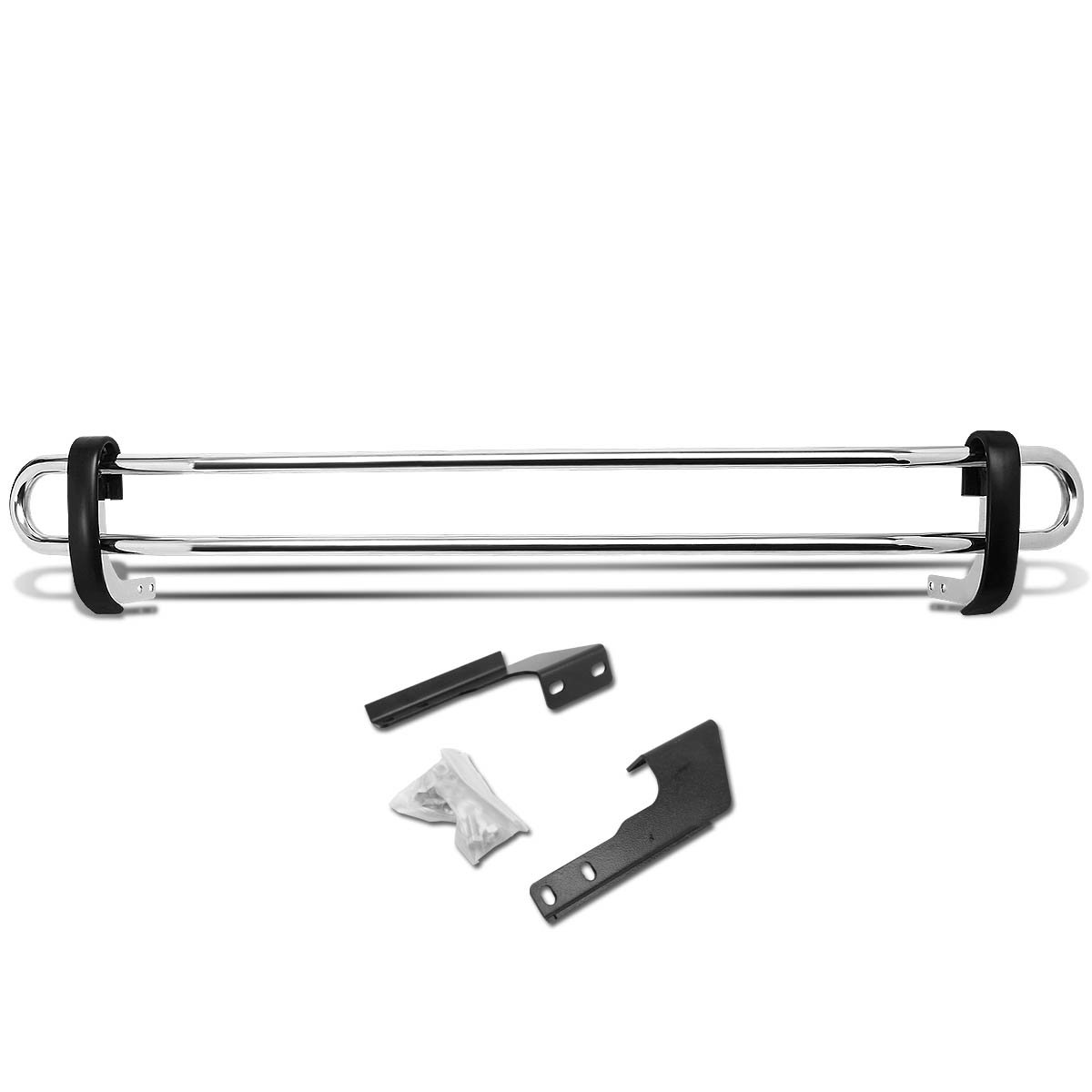 DNA Motoring RBG-012-SS Stainless Steel Rear Bumper Guard - Heavy Duty Protection for Trucks & SUVs - Perfect for Off-Roading, Towing & Parking Safety