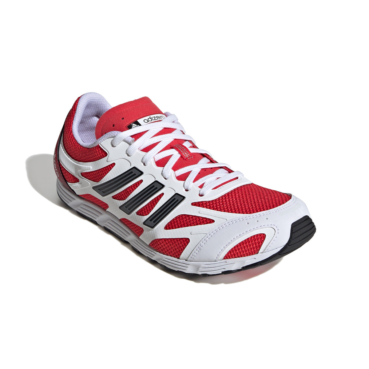 Adidas Adizero PR Running Shoes - Cloud White & Pure Ruby Colorway | Lightweight & Breathable for Men & Women | Perfect for Marathon Training & Road Running
