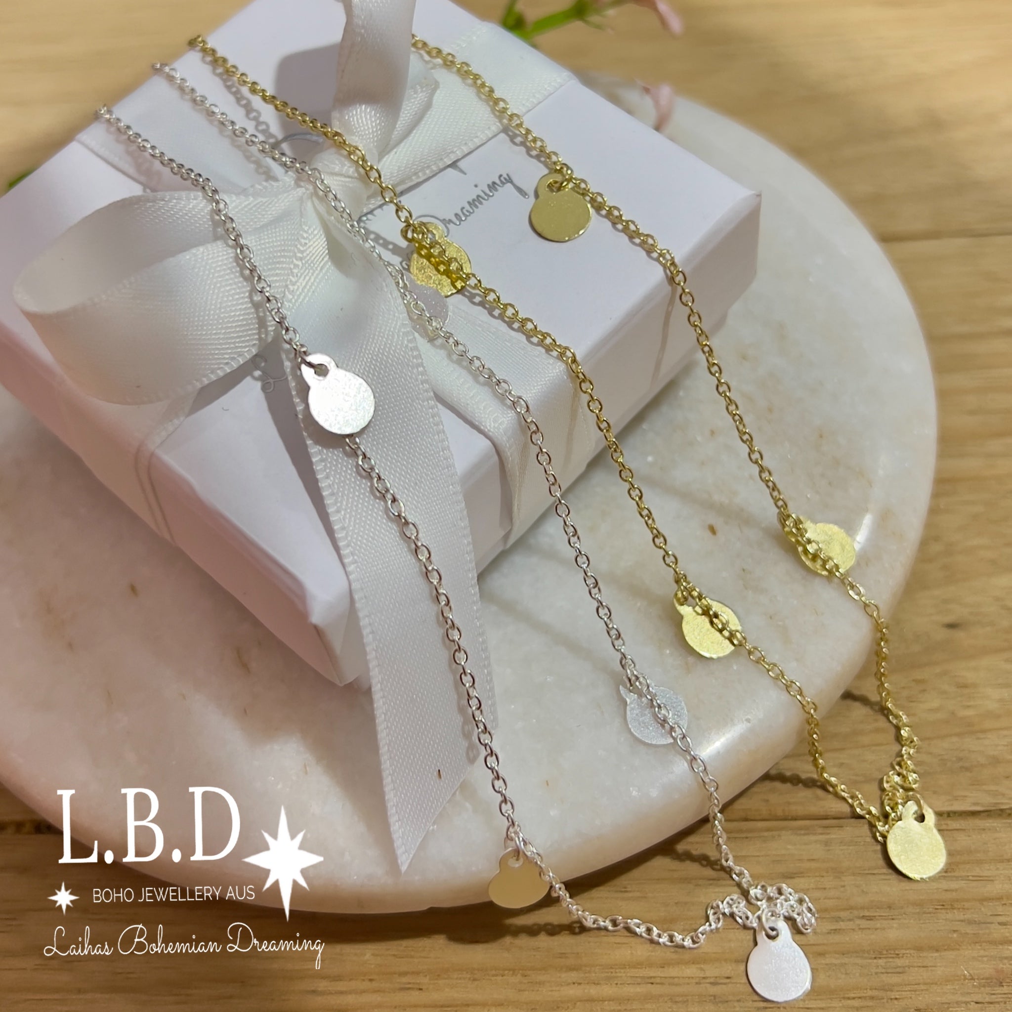 Sterling Silver Round Disk Choker Necklace for Women - Elegant Layering Piece for Everyday Wear & Special Occasions