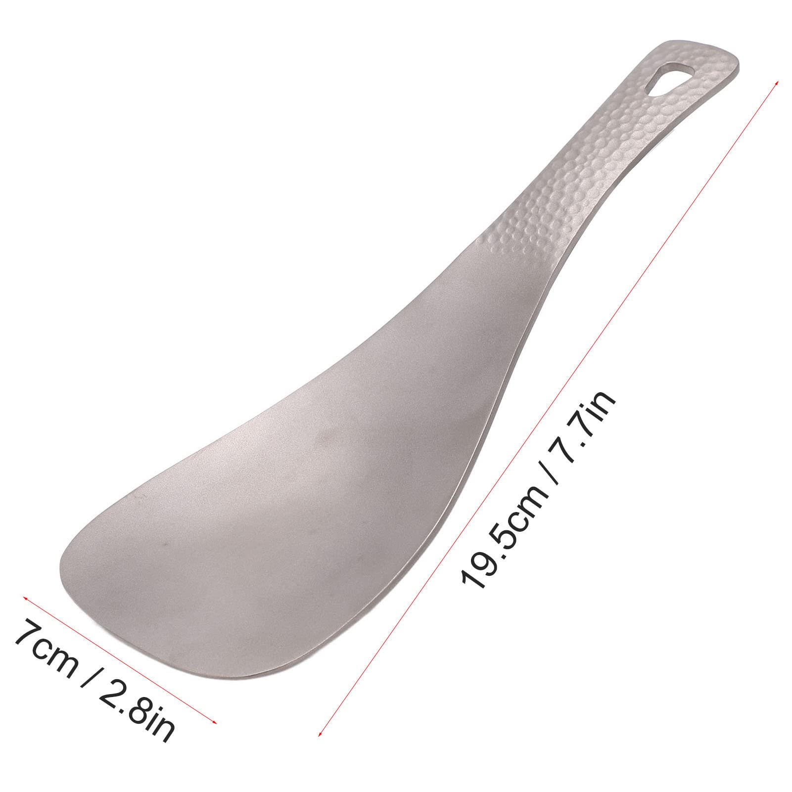 Premium Titanium Rice Paddle - Durable Rice Scooper Spoon & Rice Cooker Spatula for Perfect Serving - Ideal for Home Kitchens & Restaurant Use - Great for Sushi, Stir-Frying & Meal Prep