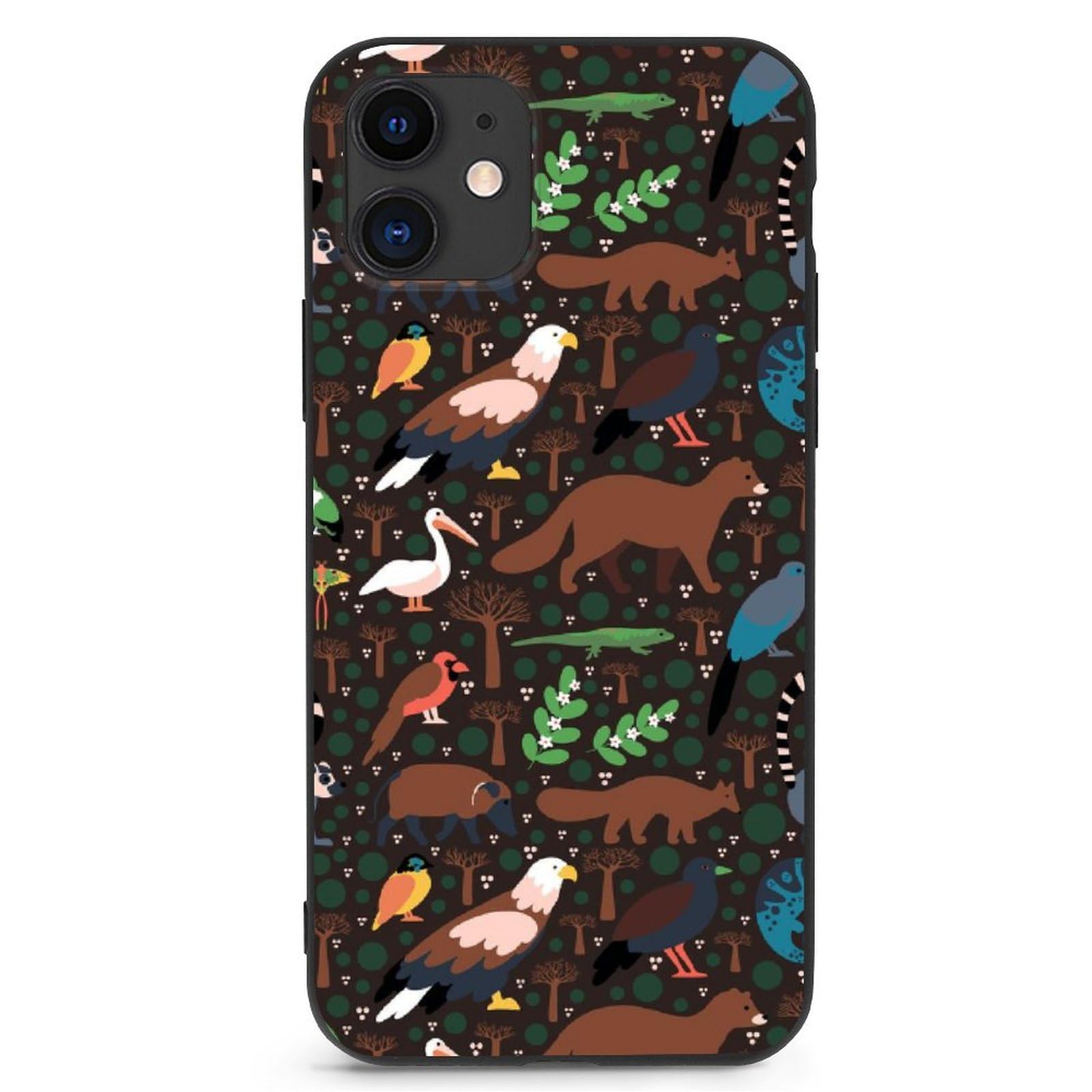 Madagascar Animals iPhone 11 Series Case - Slim Durable TPU Protective Cover for iPhone 11/11 Pro/11 Pro Max | Perfect for Outdoor Adventures & Daily Use