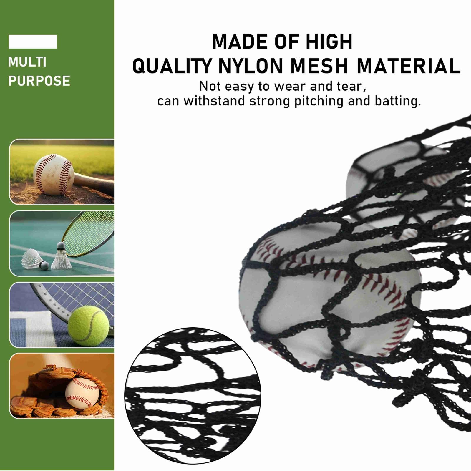 13x10x10FT Portable Baseball Batting Cage for Backyard, Softball & Baseball Practice Net with Carry Bag - Perfect for Home Training, Youth Drills & Professional Hitting Practice