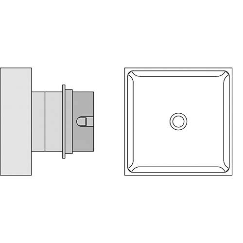 Weller RD11 SMT Series 4-Sided Hot Gas Nozzle 11mm for HAP2/HAP3 Hot Air Irons - Precision Soldering & Rework Tool for Electronics Repair & PCB Assembly