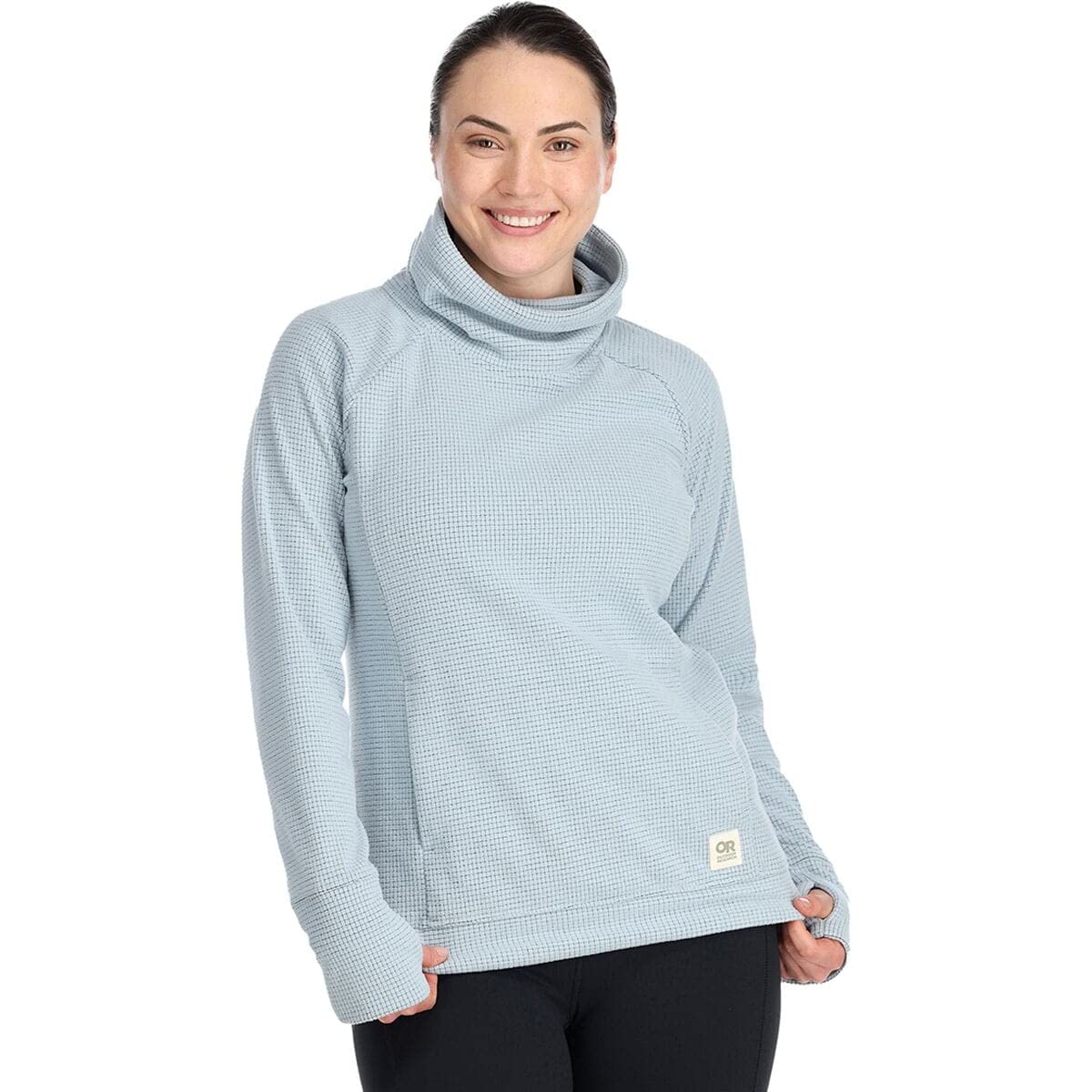 Outdoor Research Women's Trail Mix Cowl Pullover - Lightweight Hiking & Running Hoodie for Outdoor Adventures