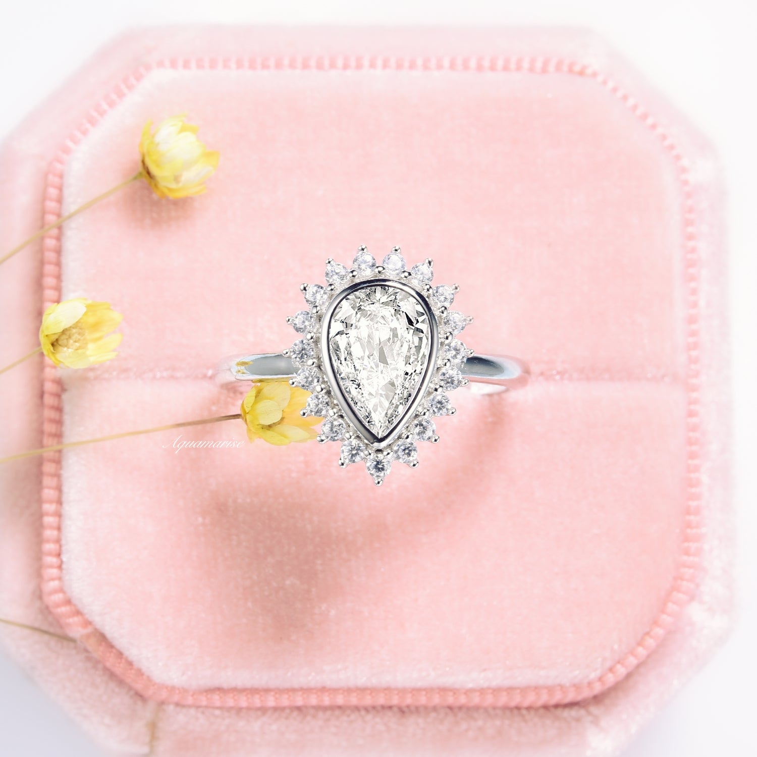 Anna Simulated Diamond (CZ) Ring - 925 Sterling Silver Engagement Wedding Band for Women - Perfect for Anniversary, Proposal & Everyday Elegance