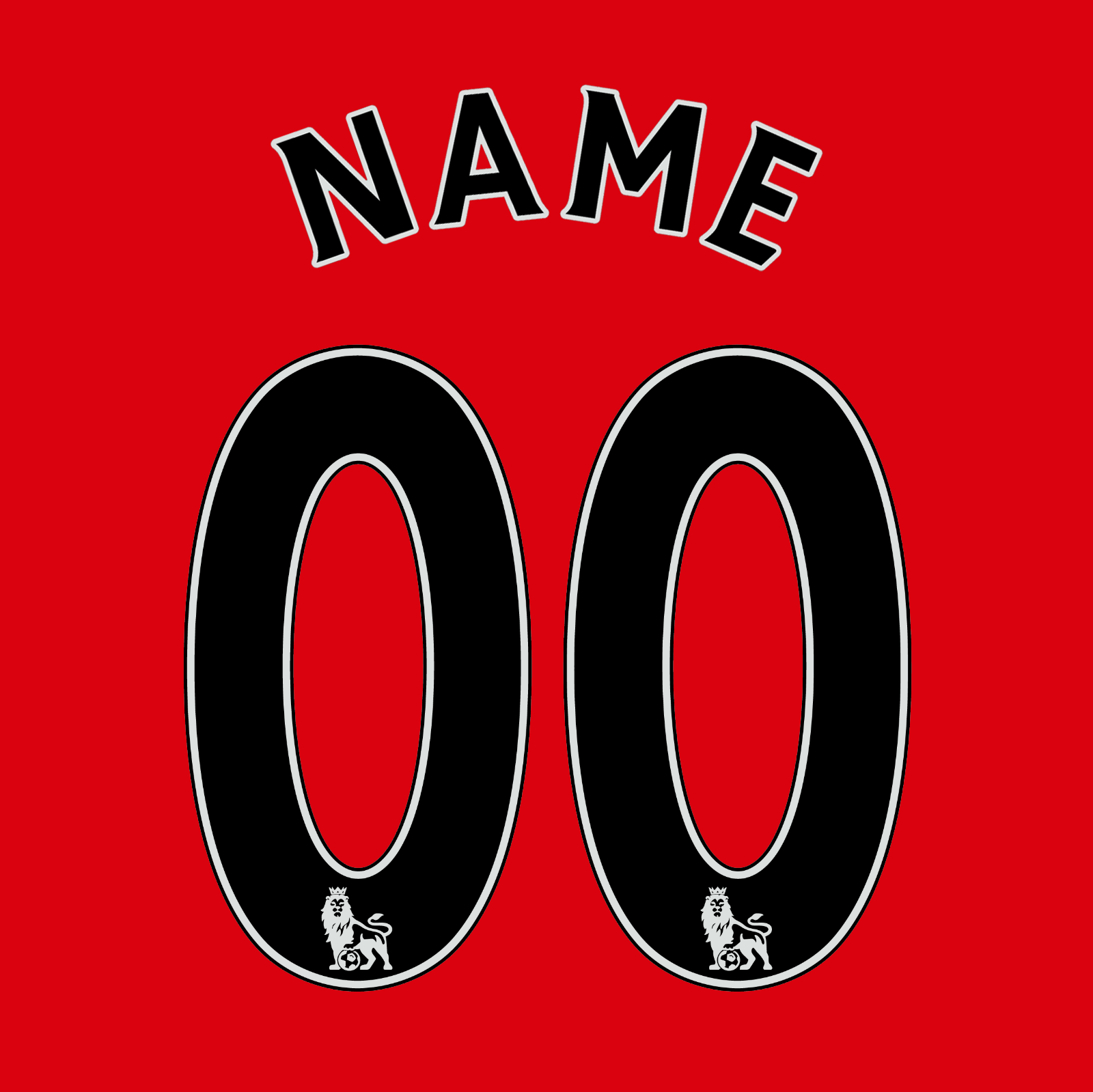 Custom Premier League Print 2007-2017 (Black) - Perfect for Football Fans, Home Decor & Sports Memorabilia Collection