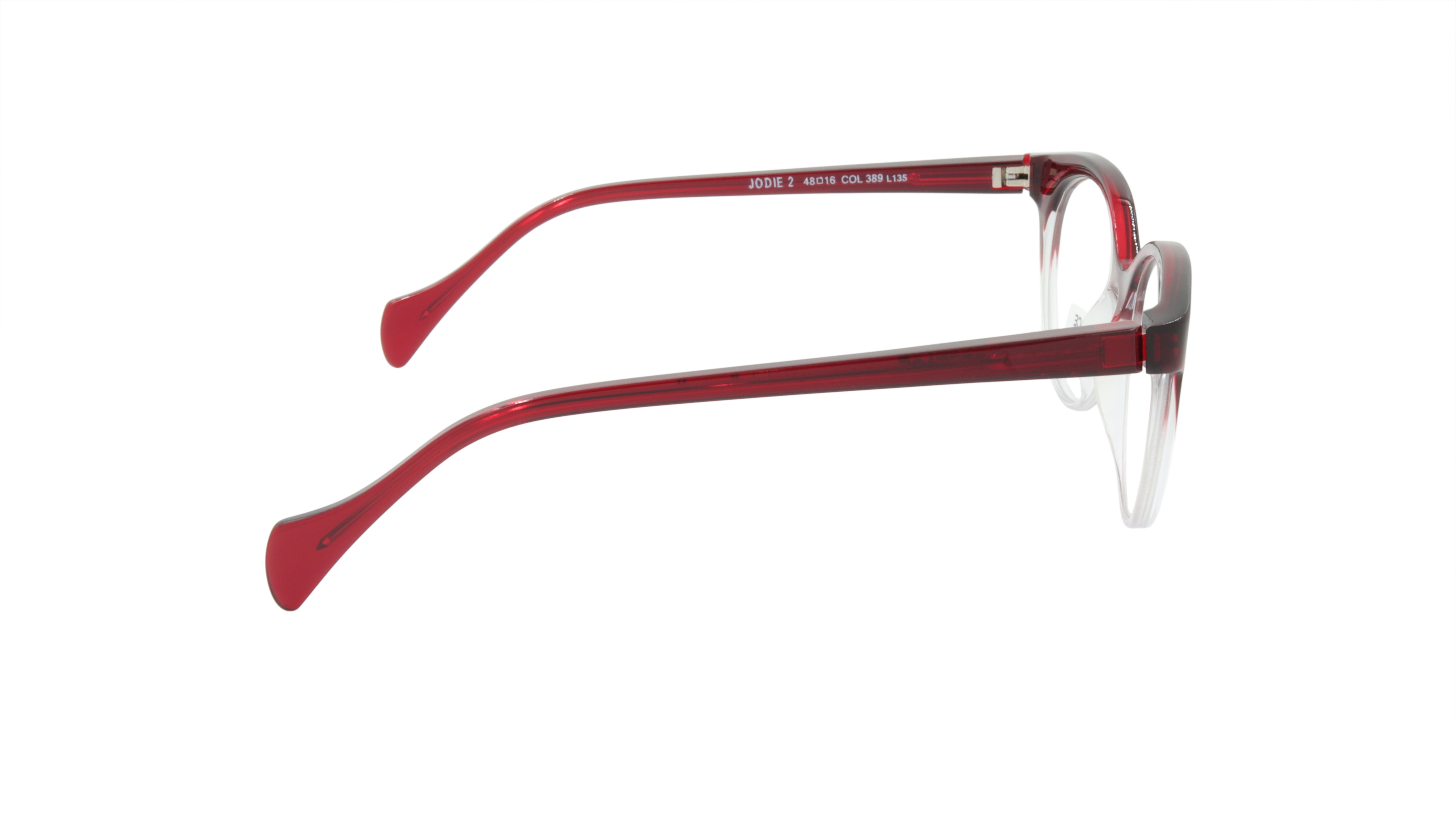 Face A Face JODIE 2 Eyeglasses Frame - Acetate Gradient Bordeaux (389) - Stylish Women's Eyewear for Work & Everyday Fashion
