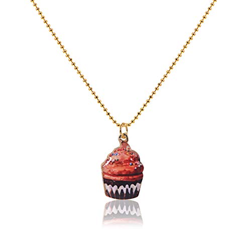 Strawberry Cupcake Necklace