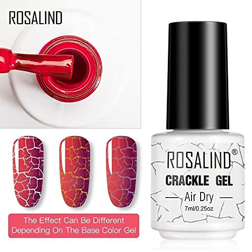 BELLE GAGA™ ROSALIND Crackle Gel Nail Polish - 7ml Quick Dry Crack Effect Nail Art Gel for Manicure, Self-Nail & Salon Use | Perfect for DIY Nail Designs, Home Manicures & Professional Nail Artistry (A627)