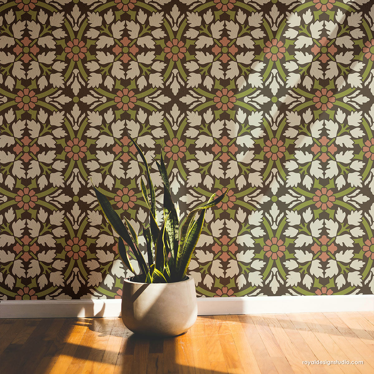 Trinidad Tile Stencil Kit - DIY Ceramic & Mosaic Tile Painting Templates - Perfect for Home Decor, Bathroom Renovation, and Craft Projects