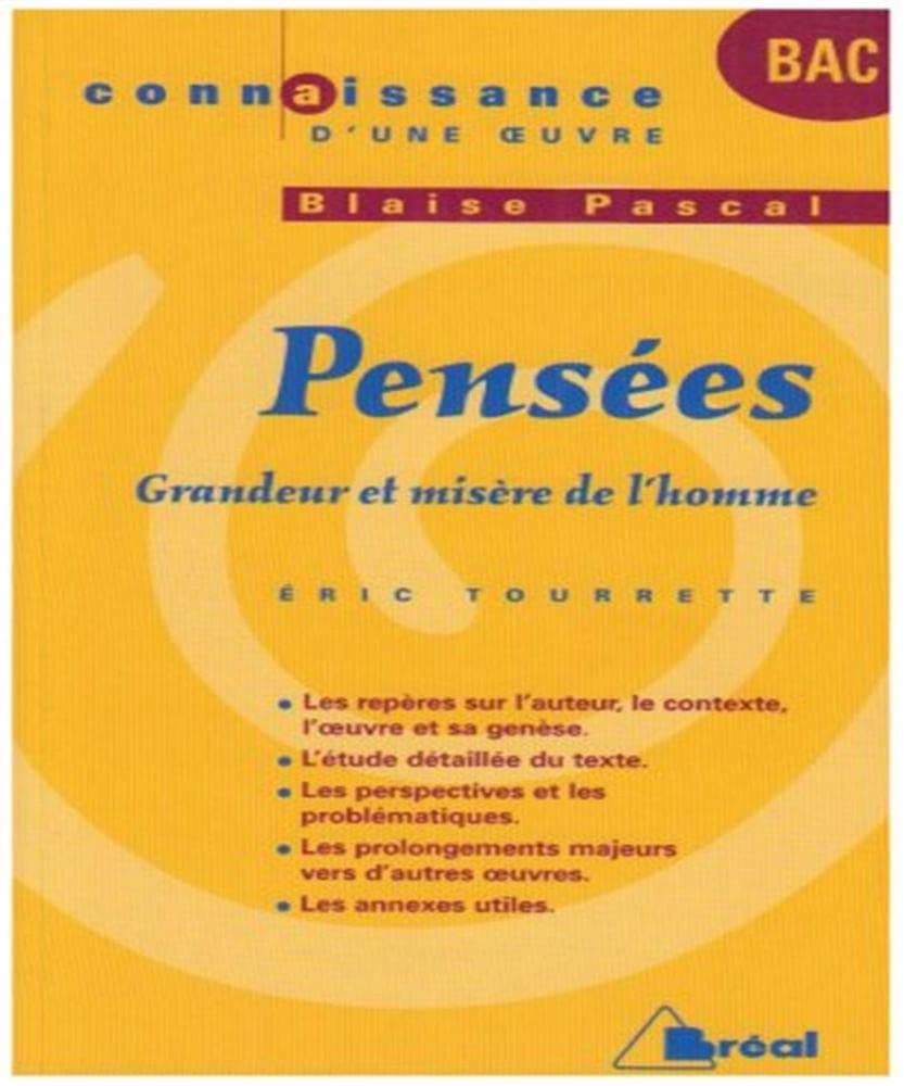 Pascal's Pensées - Classic Philosophy Book for Deep Reflection & Study | Perfect for Students, Scholars & Philosophy Enthusiasts