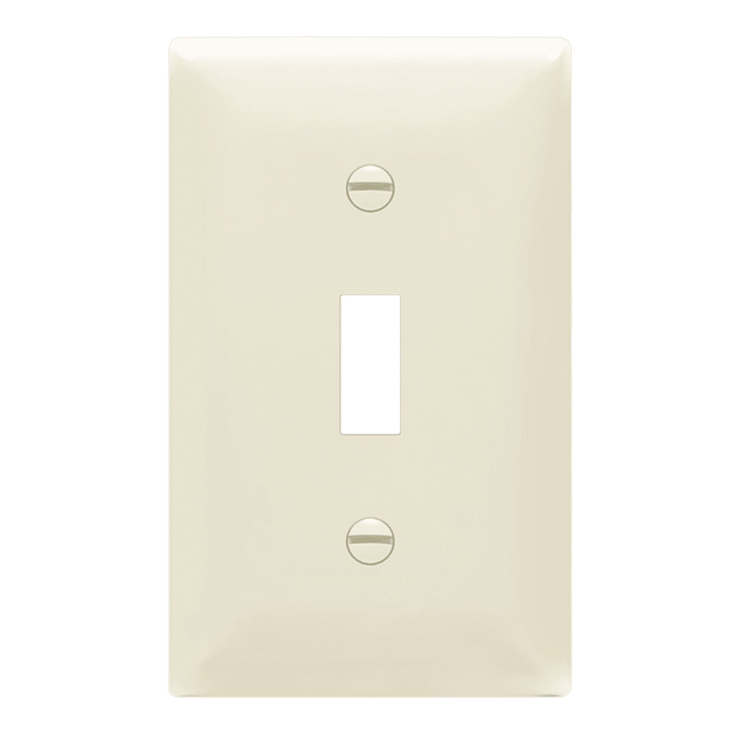 1 Gang Toggle Light Switch Cover Plate - Durable Light Almond Wall Plate for Home & Office Electrical Outlets - Perfect for Living Room, Bedroom, and Kitchen Decor
