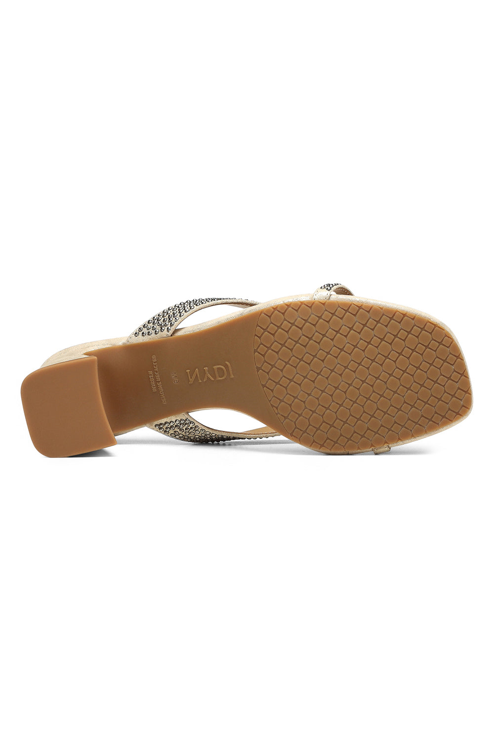 Glynn Block Heel Sandals for Women - Comfortable Light Gold Summer Dress Shoes | Perfect for Weddings, Parties & Office Wear
