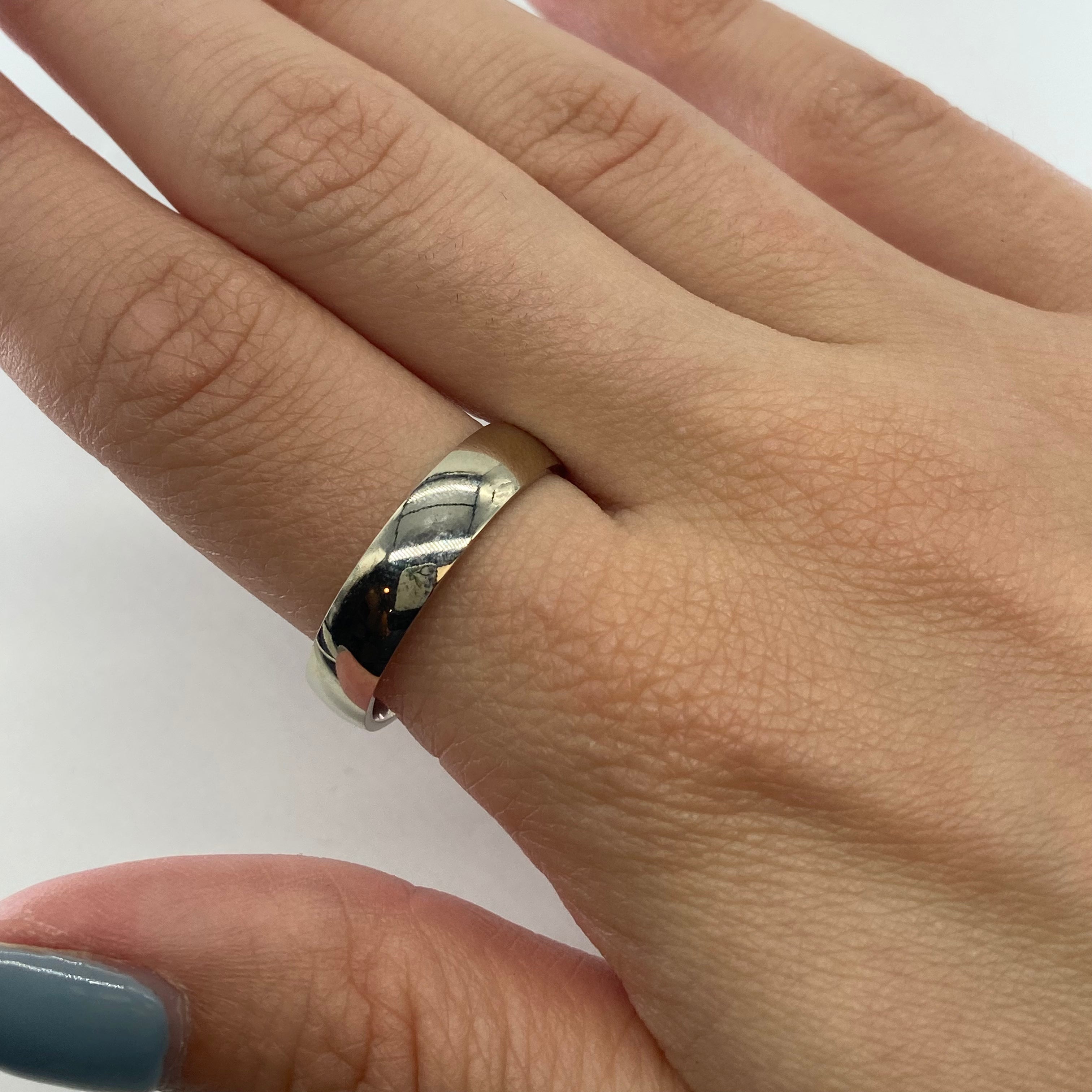 14k Classic White Gold Band Ring - 100 Ways to Style for Weddings, Anniversaries & Everyday Elegance