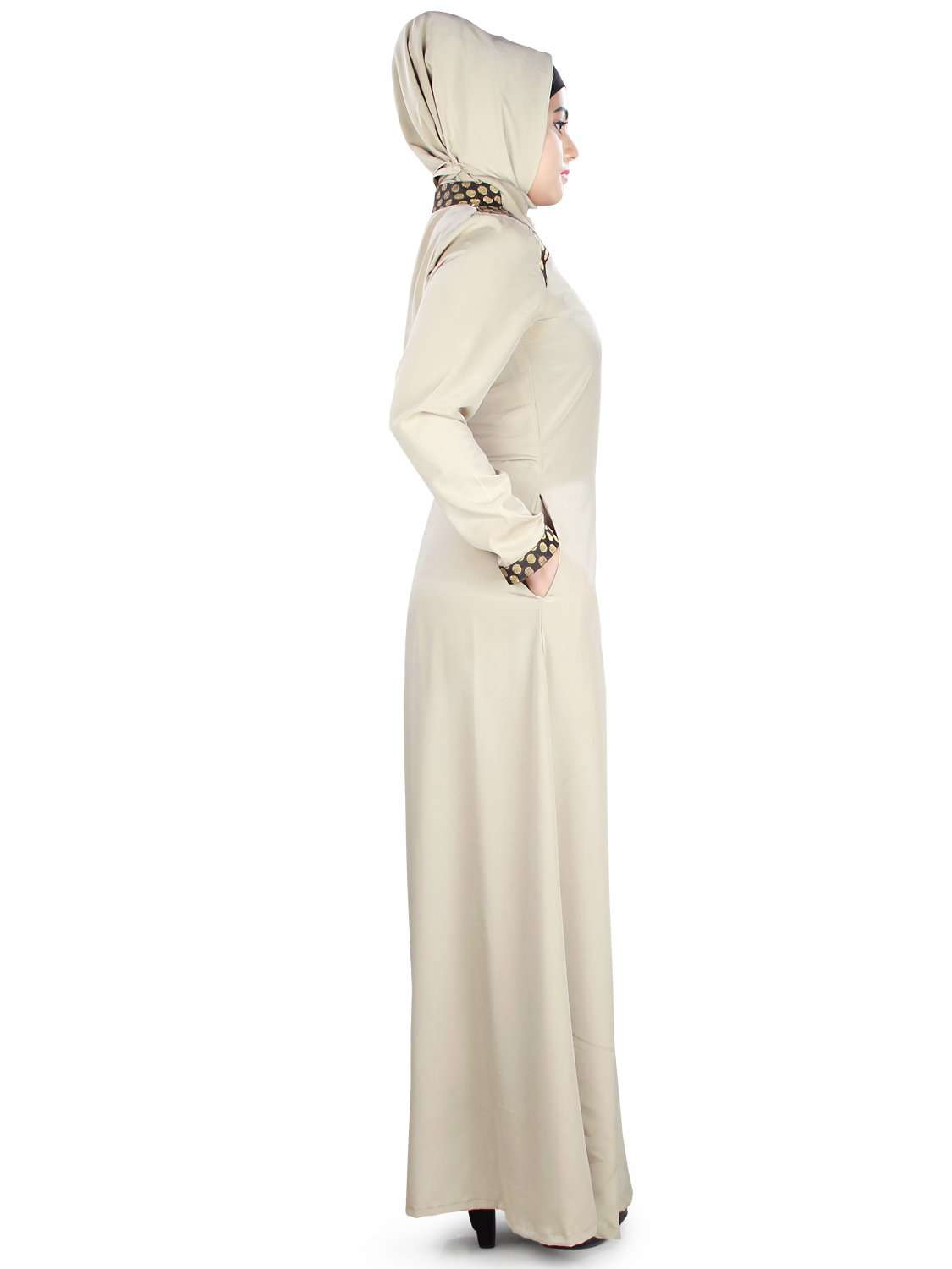 Elegant Kehkashan Abaya Dress for Women - Modest Islamic Prayer Gown - Perfect for Eid, Ramadan & Special Occasions
