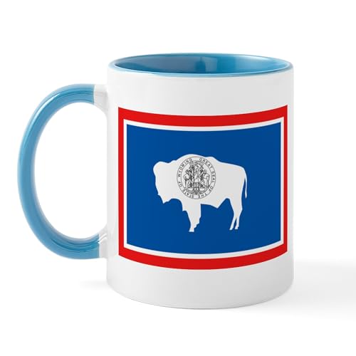 White/Blue Inside - Wyoming Mug