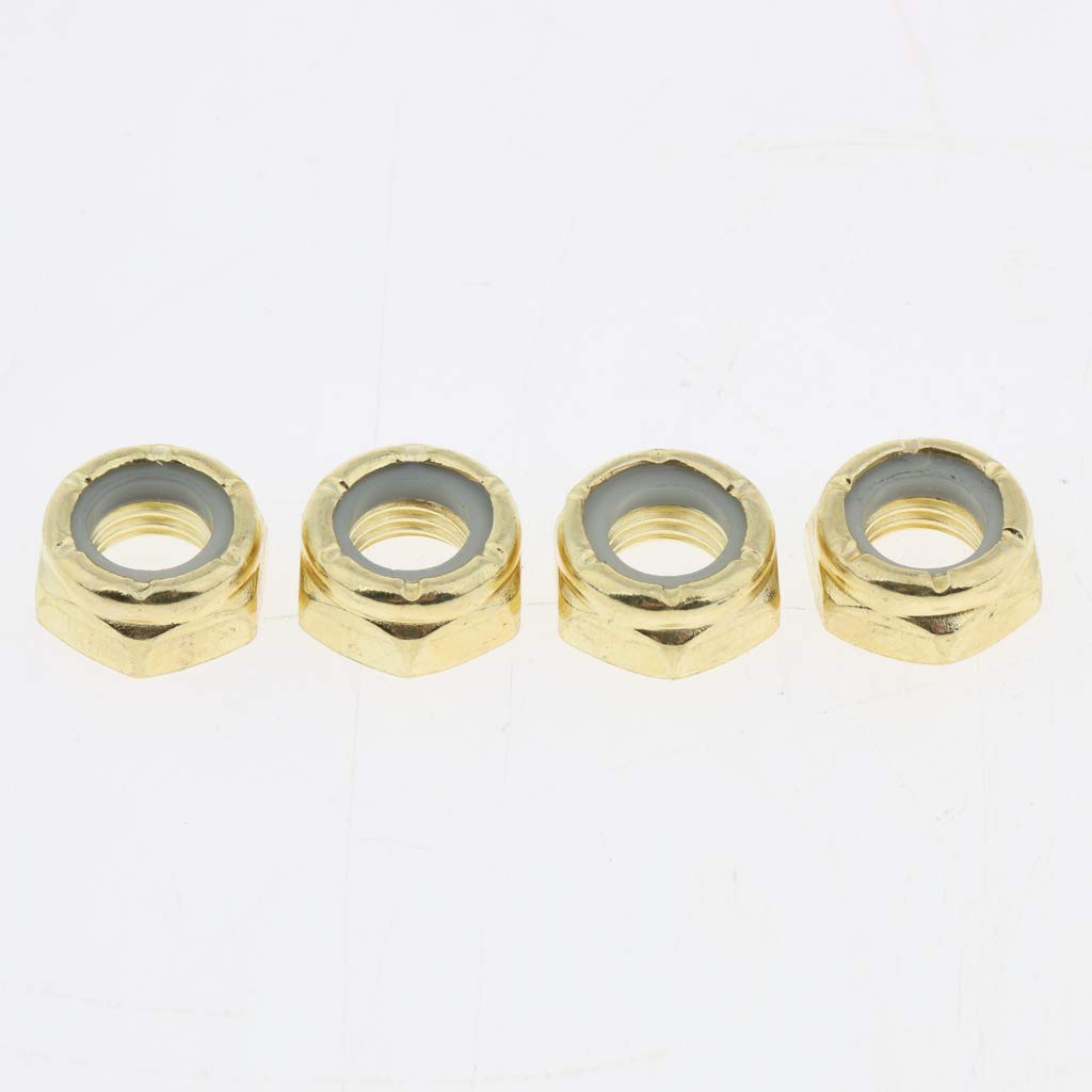 High-Performance Skateboard Washers - Premium Truck Axle Rings, Nuts & Bearing Kit for Smooth Riding | Perfect for Street Skating, Park Tricks & Longboard Cruising