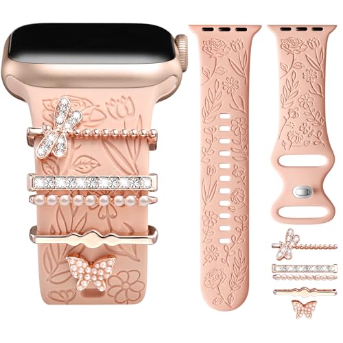 Pink Band/Rosegold Butterfly