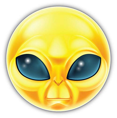 Alien Head Double Sided Stainless Steel Keychain - Durable Key Ring Holder for Car Keys & Key Finder - Perfect for Home, Office, Travel & Everyday Use