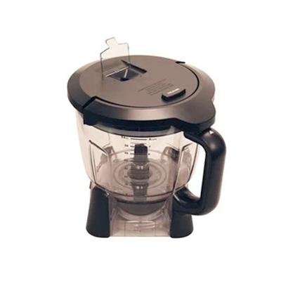 1.8L Food Processor Bowl with Lid - Durable Mixing & Chopping Container for Blenders - Perfect for Smoothies, Dough & Food Prep