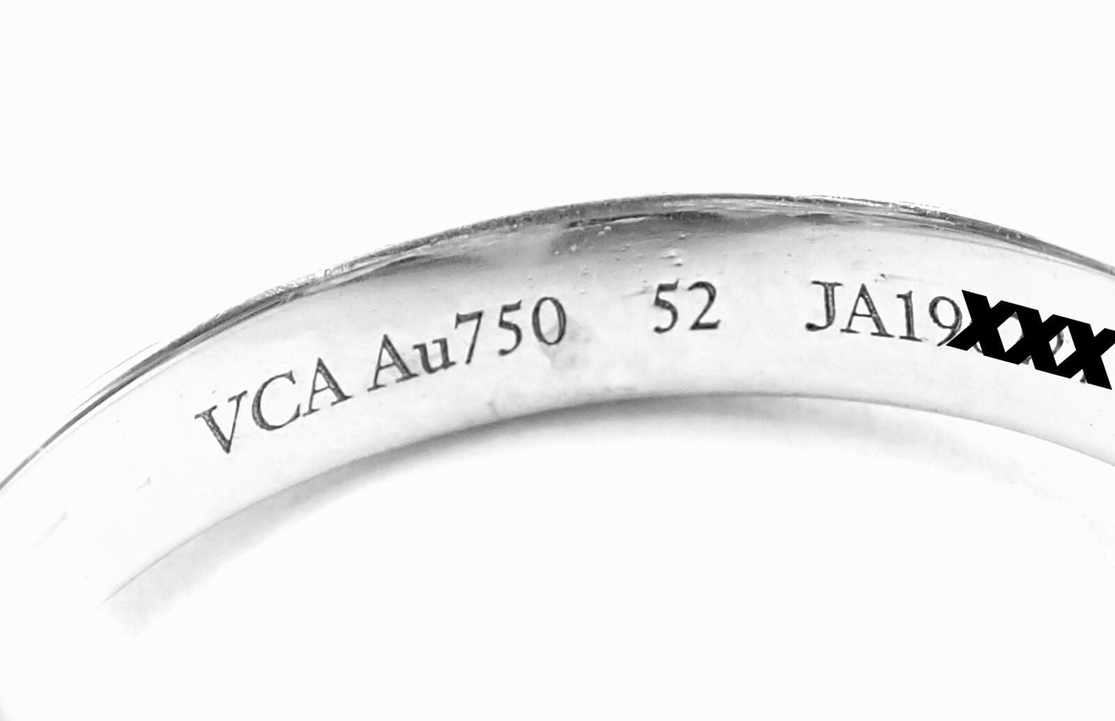 Van Cleef & Arpels 18k White Gold Diamond Two Butterfly Between Finger Ring - Elegant Stackable Ring for Women, Perfect for Weddings, Anniversaries & Special Occasions
