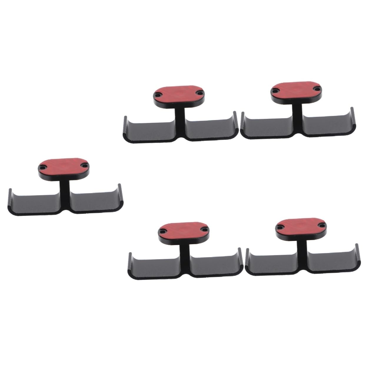 Hemobllo 5-Pack Under Desk Headphone Stand - Dual Hook Headset Holder for Gaming Headphones & Earphones - Space Saving Headphone Mount for Office, Gaming Setup, and Home Workspace