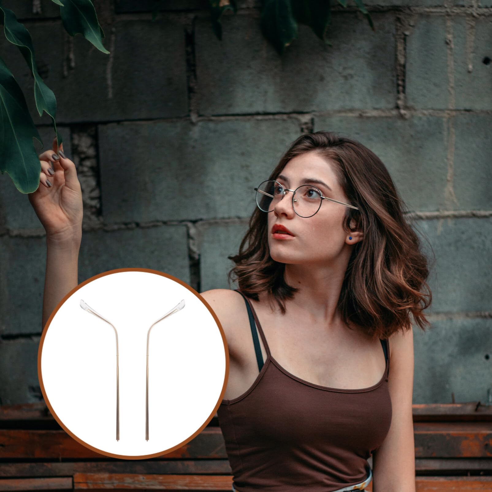 LALAFINA Glasses Replacement Parts - Temple Tips & Arm End Tips for Eyeglass & Sunglass Repair | Durable Alloy Accessories for Comfort & Style | Perfect for DIY Fixes & Lens Protection