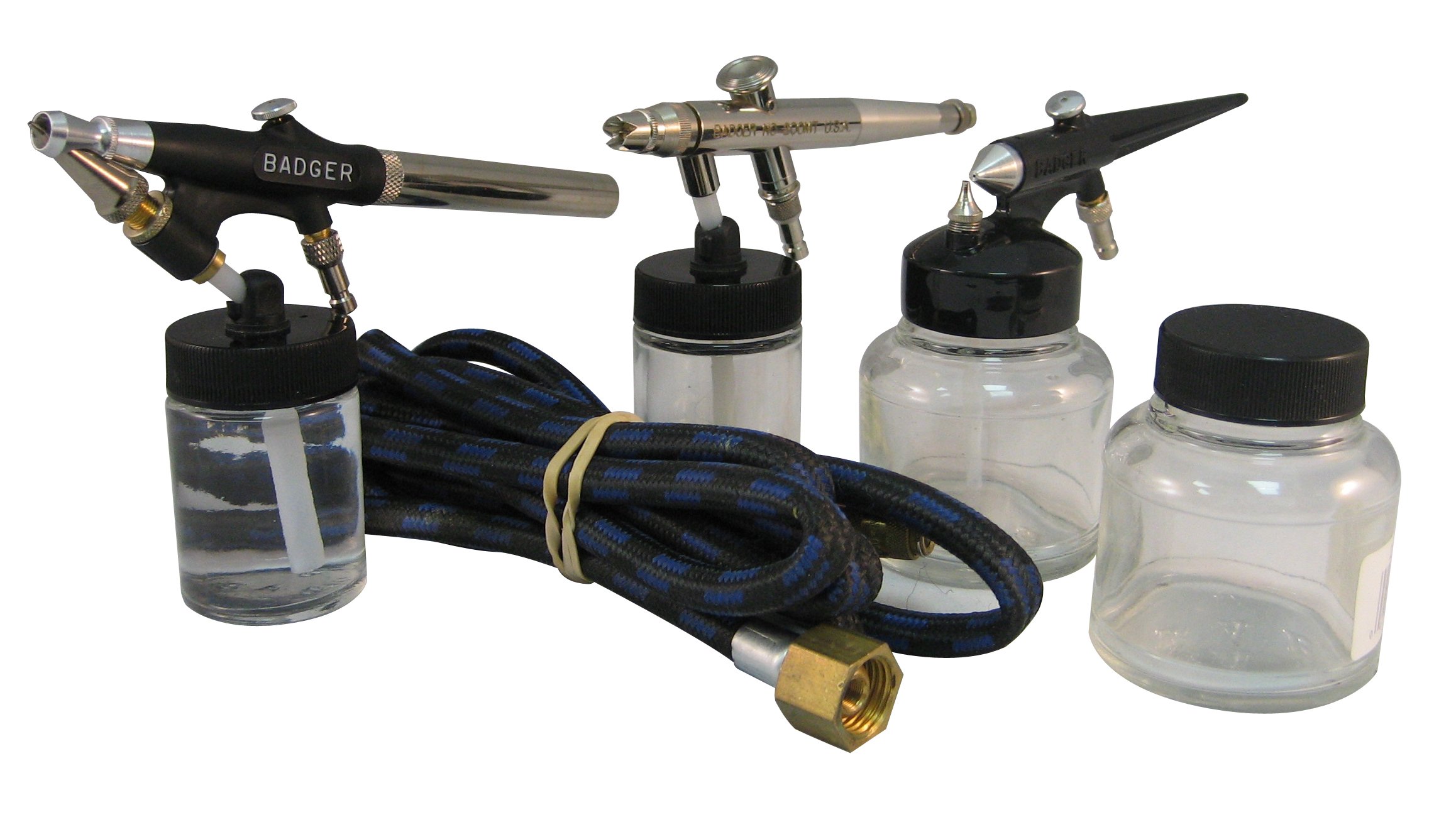 Badger Air-Brush Co. 800MT Professional Airbrush Kit with Compressor - Complete Airbrush Supplies for Artists, Hobbyists & Makeup - Perfect for Model Painting, Nail Art & Tattoo Design