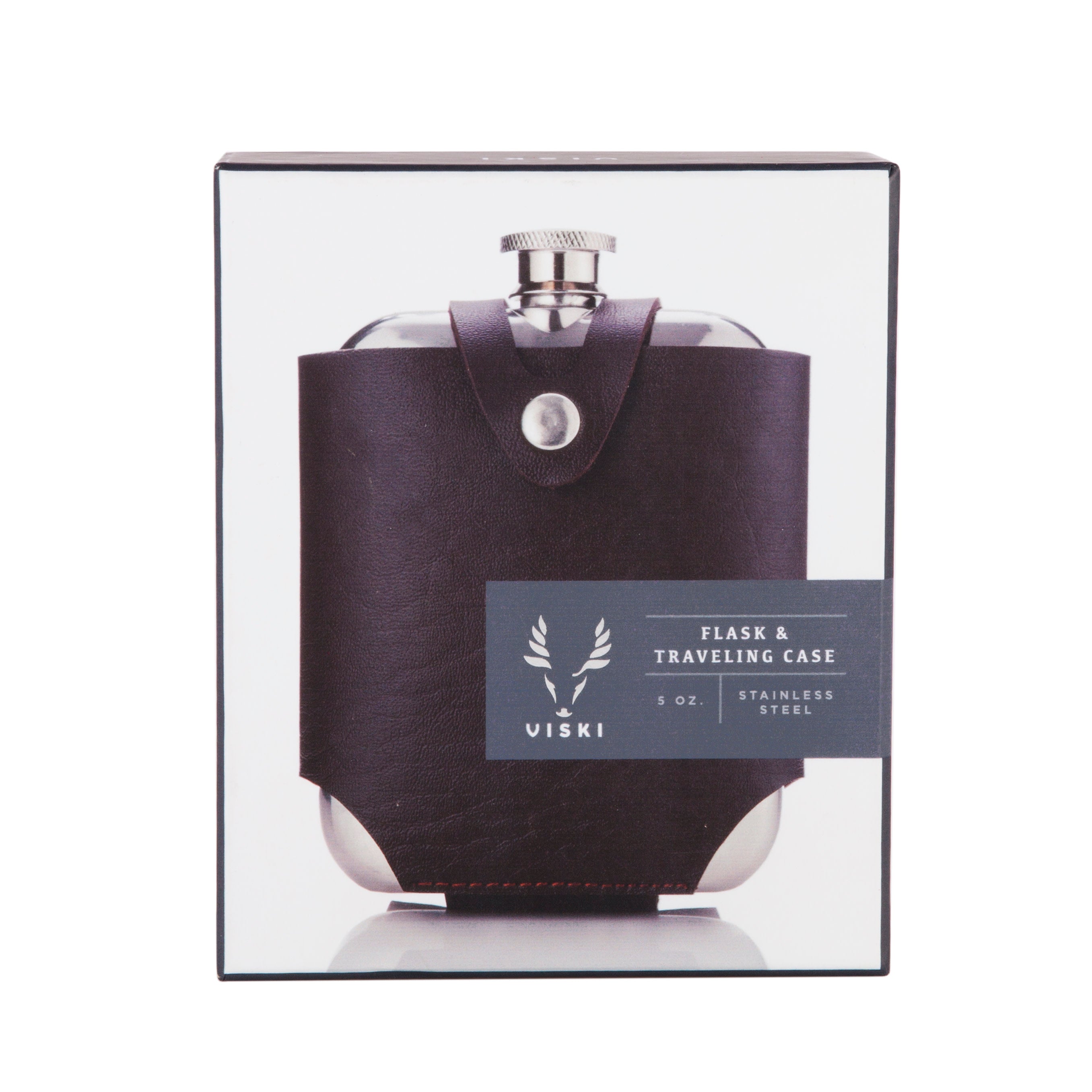 Premium Stainless Steel Insulated Flask with Leak-Proof Lid & Travel Case - Perfect for Hiking, Camping, and Outdoor Adventures