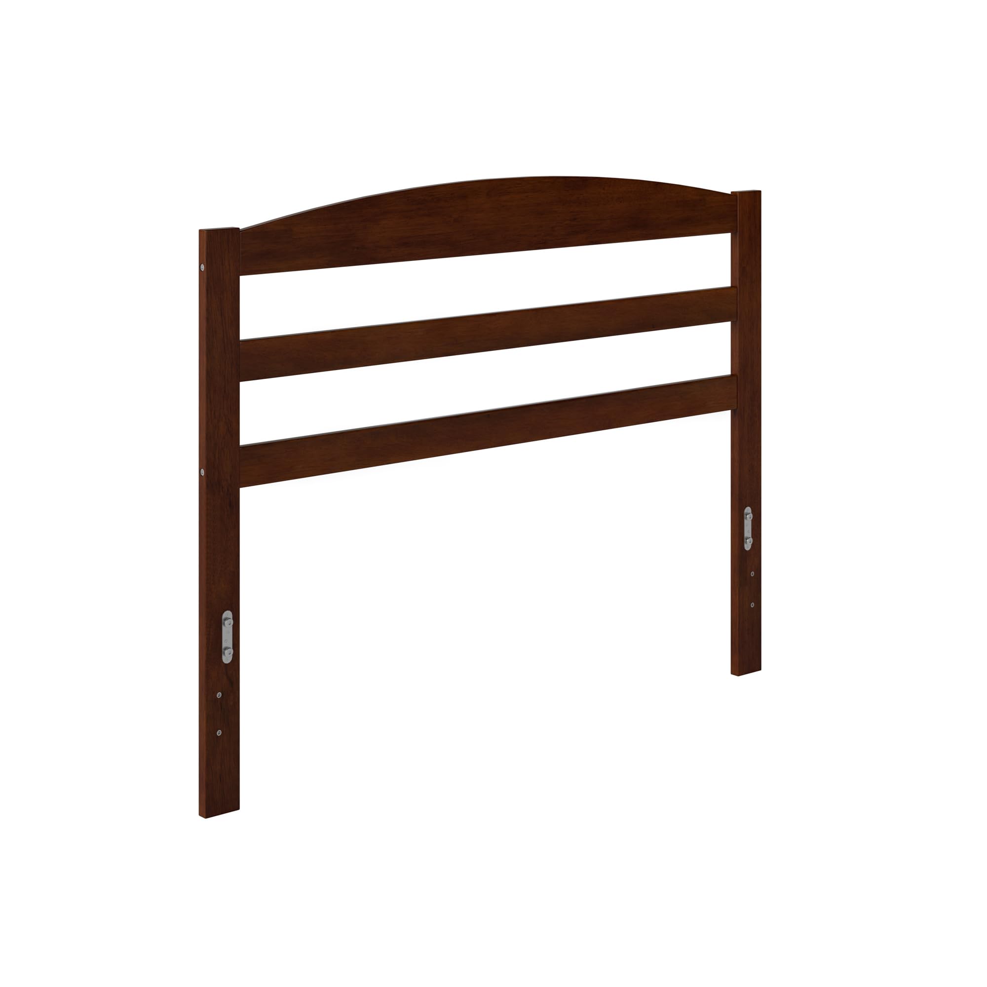 AFI Warren Full Size Wood Headboard with USB Charging Ports - Walnut Finish for Bedroom, Guest Room, and Hotel Decor