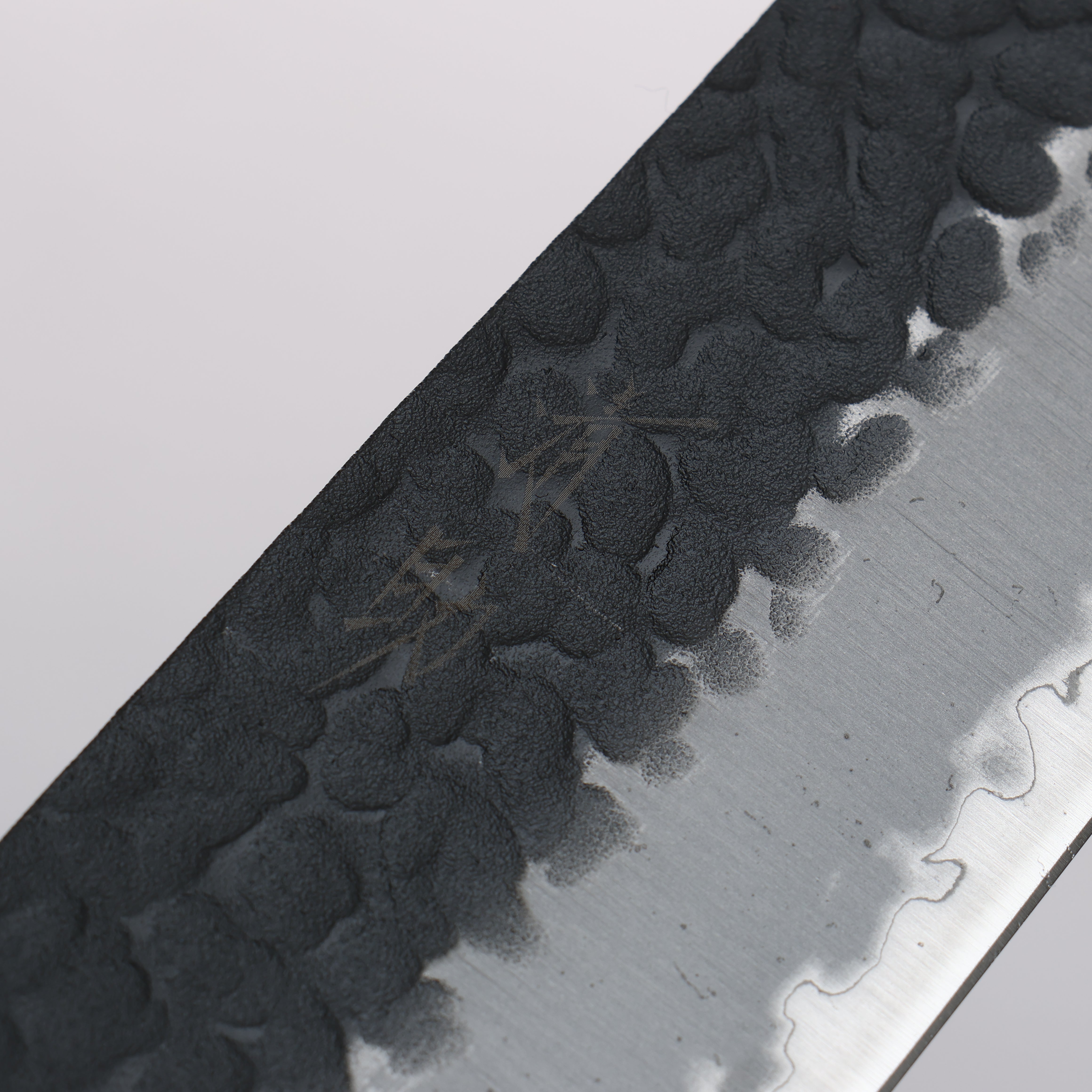 Premium Seisuke Kurobeni Blue Super Hammered Kurouchi Gyuto Chef Knife 210mm - Japanese Damascus Steel with Red Pakkawood Handle - Perfect for Sushi, Meat Slicing & Professional Kitchen Use