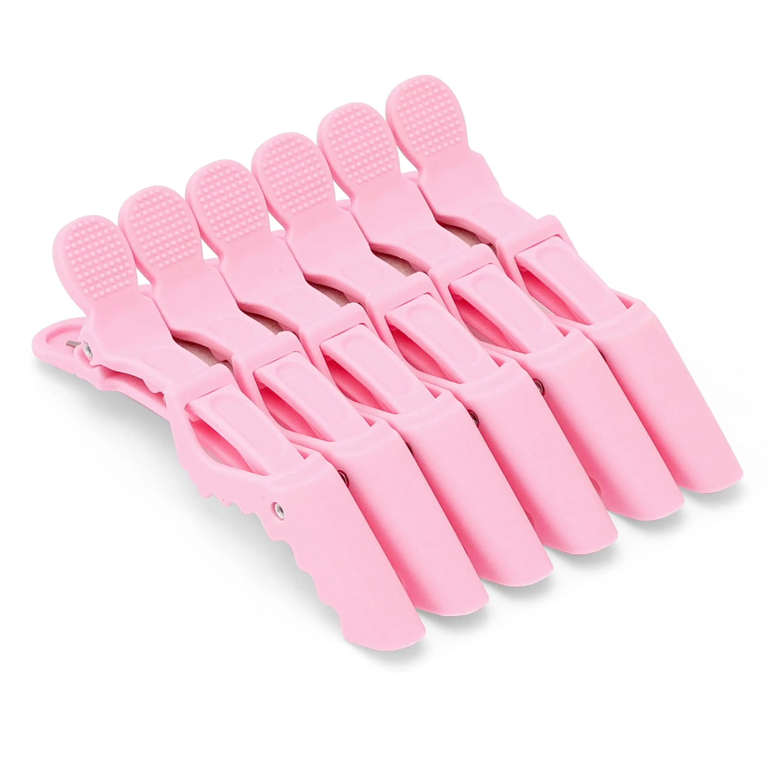 6PCS Professional Hairdressing Clamps for Styling, Cutting & Coloring - Perfect for Salons & Home Hair Care