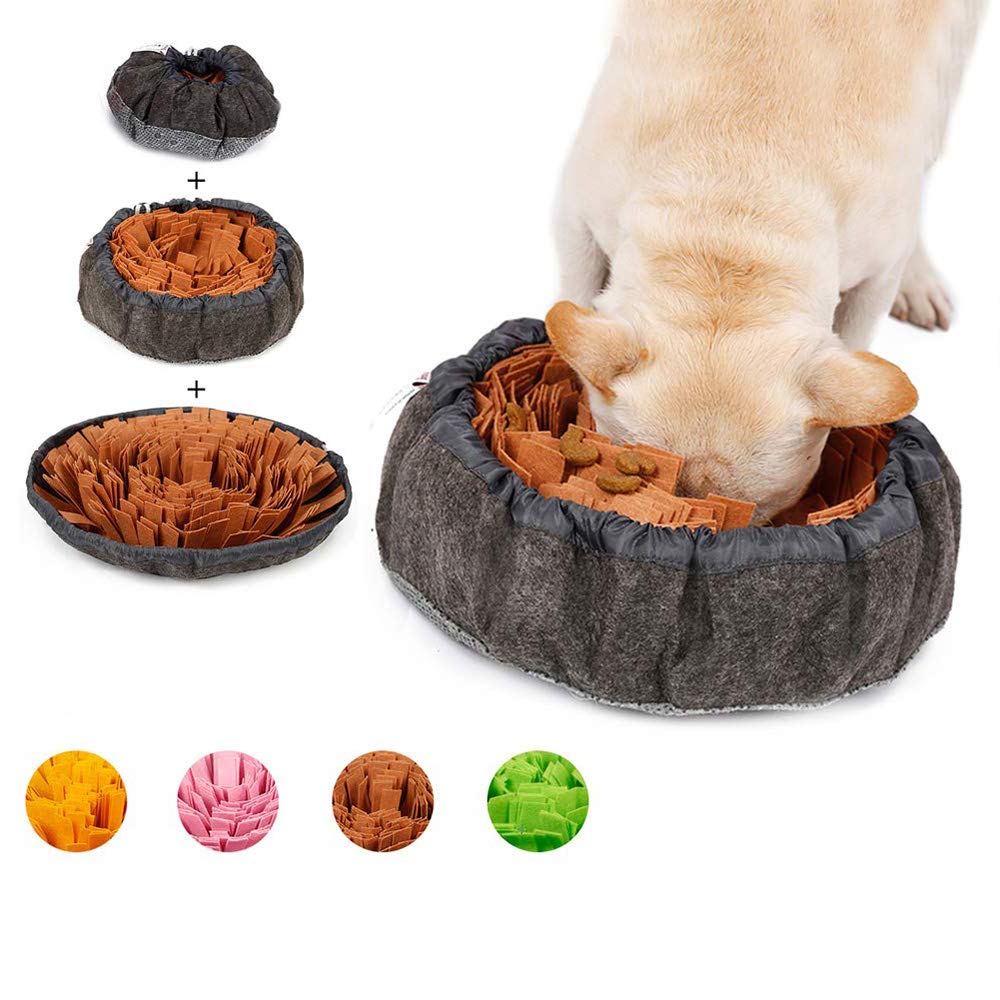 AOZBZ Snuffle Mat for Dogs - Slow Feeder Dog Bowl & Interactive Puzzle Toy - 11.79