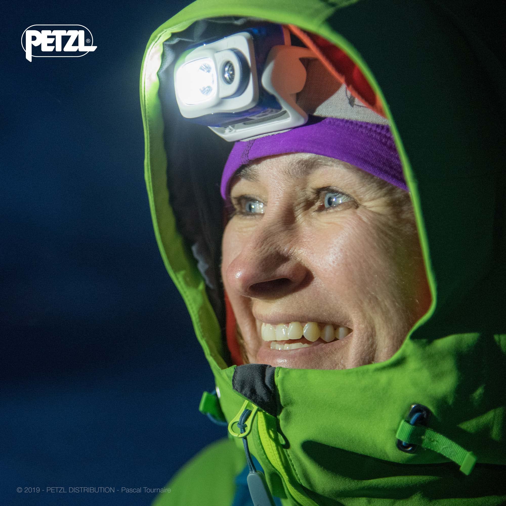 Petzl Swift RL Headlamp - Rechargeable LED Headlight for Running, Hiking & Camping - Hands-Free Lighting for Outdoor Adventures - SS20 Model