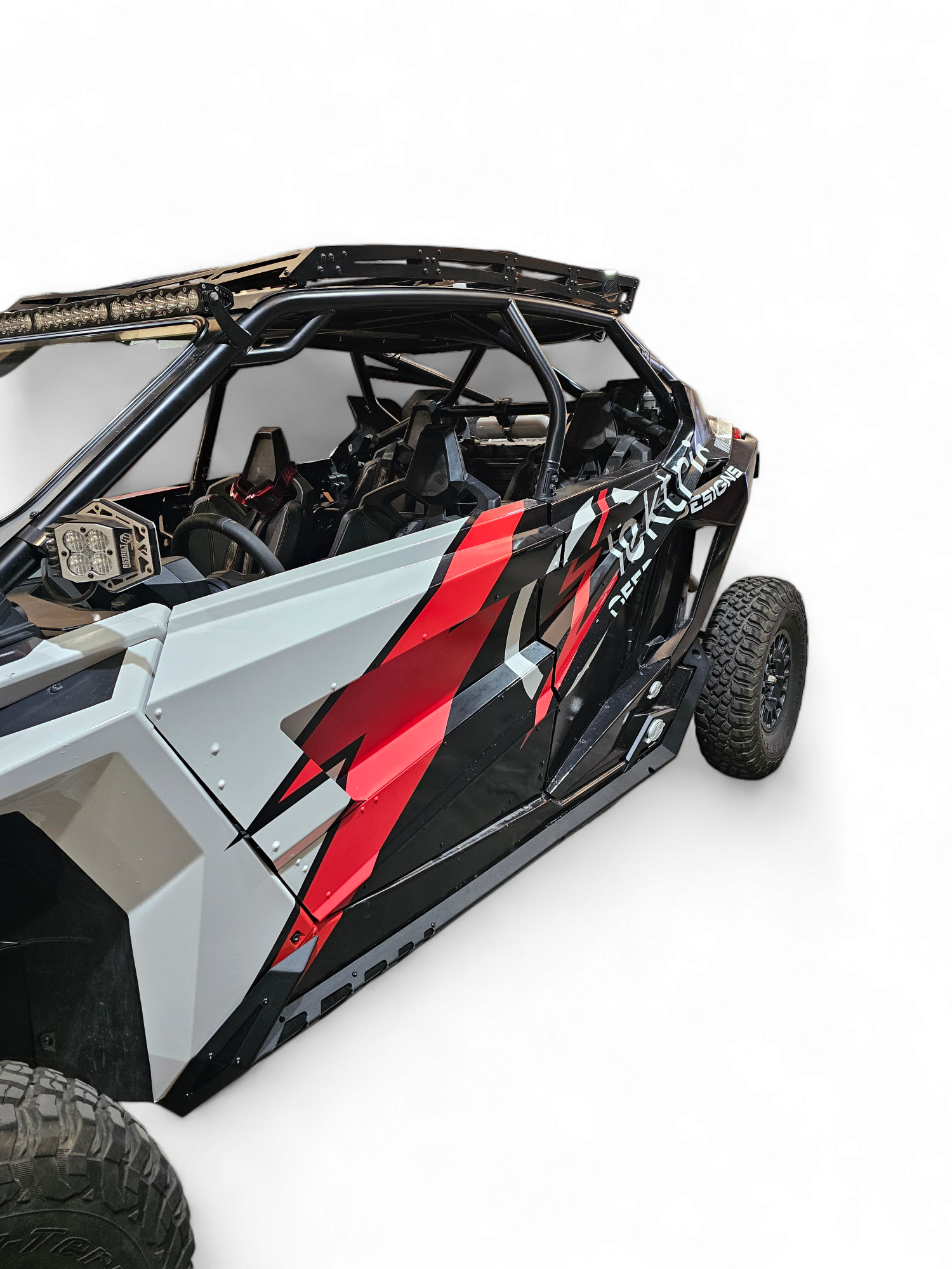 Polaris RZR Pro XP Pro R Turbo R 4-Seat Rock Guards - Heavy Duty Volt Series RKS610010 for Off-Road Protection (2020-2025 Models) | Perfect for Trail Riding & Rocky Terrain Adventures
